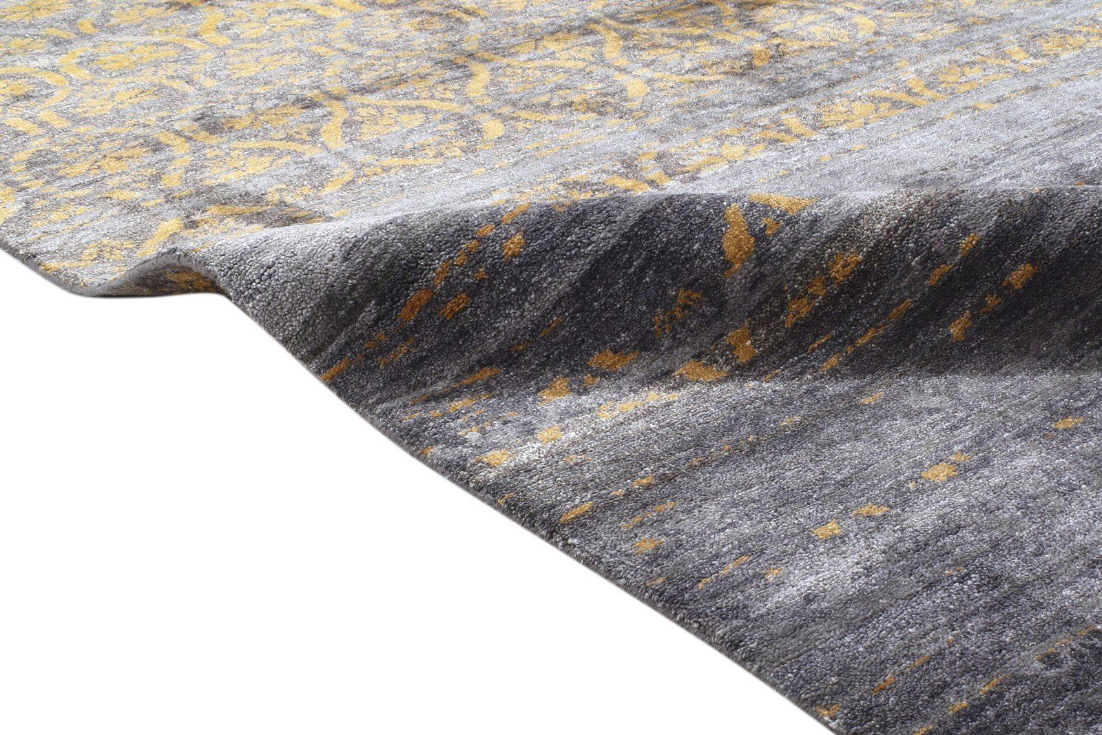 Rust Silk Rug 10' X 14' Modern Hand Knotted Moroccan Trellis Extra Large Carpet 7864104779925
