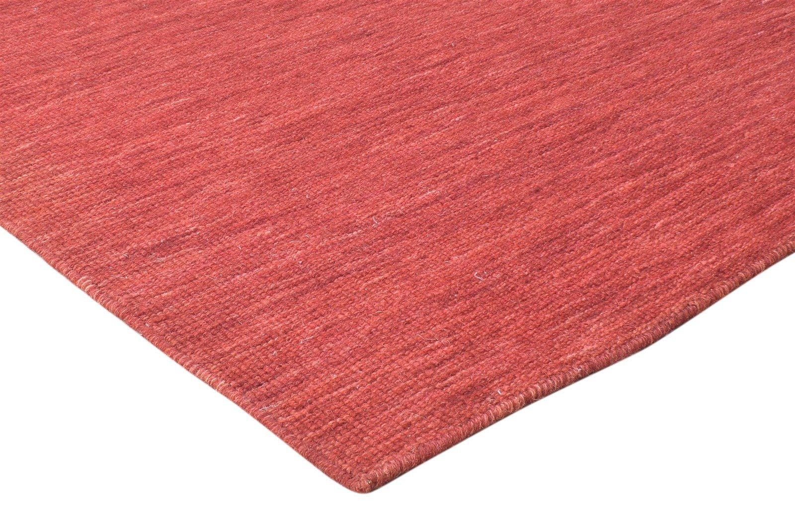Rust Silk Rug 6' X 8' Modern Hand Woven Bohemian Solid Room Size Carpet 7864920670357