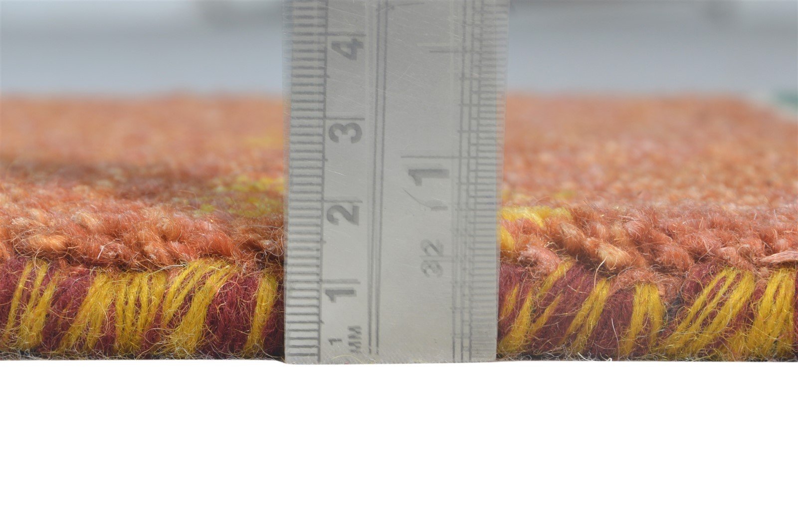 Rust Wool Rug 1' X 2' Southwestern Hand Knotted American Tribal Small Carpet 7864556421269