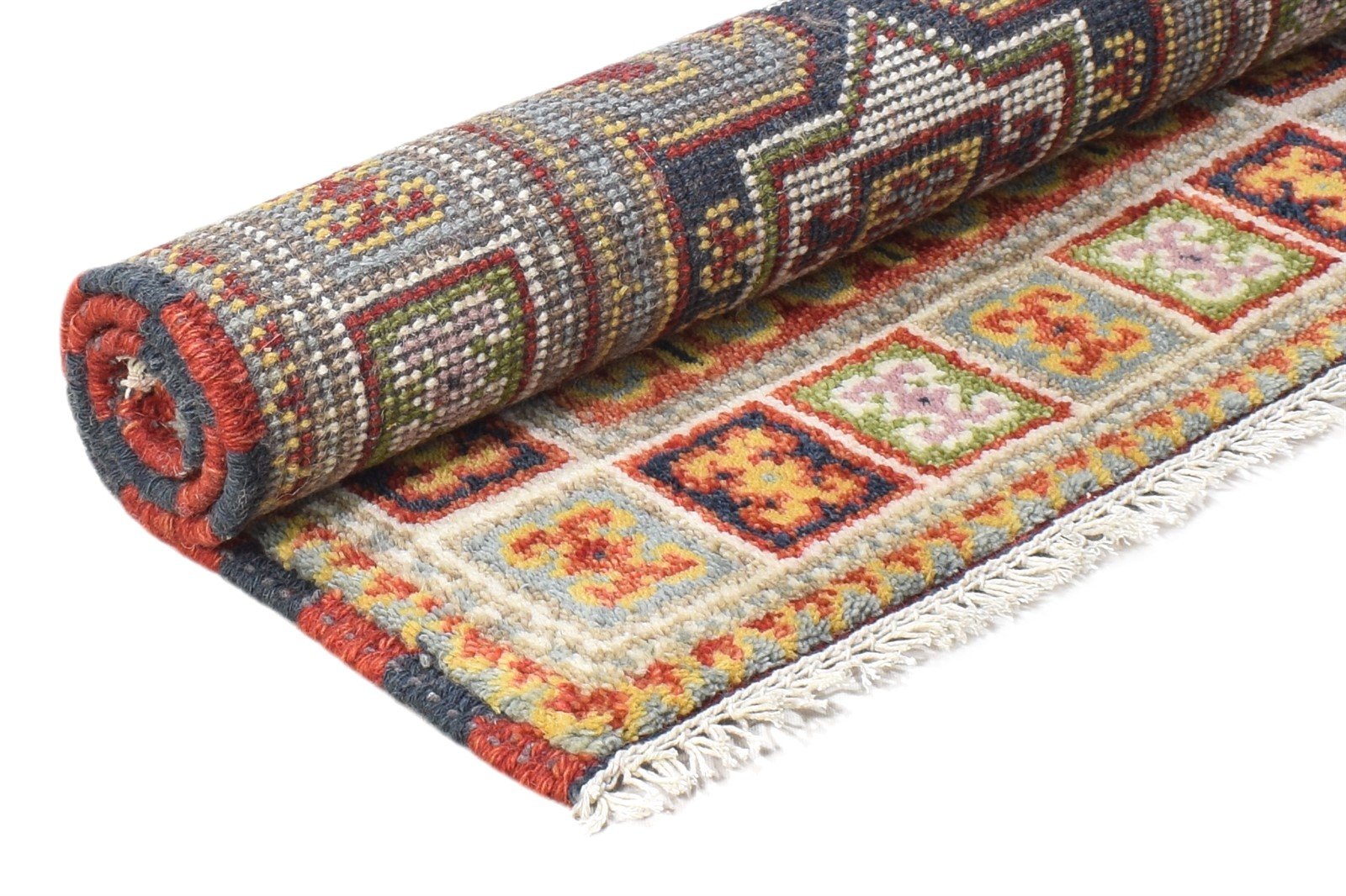 Rust Wool Rug 2' X 3' Persian Hand Knotted Kazak Oriental Small Carpet 7864503271573