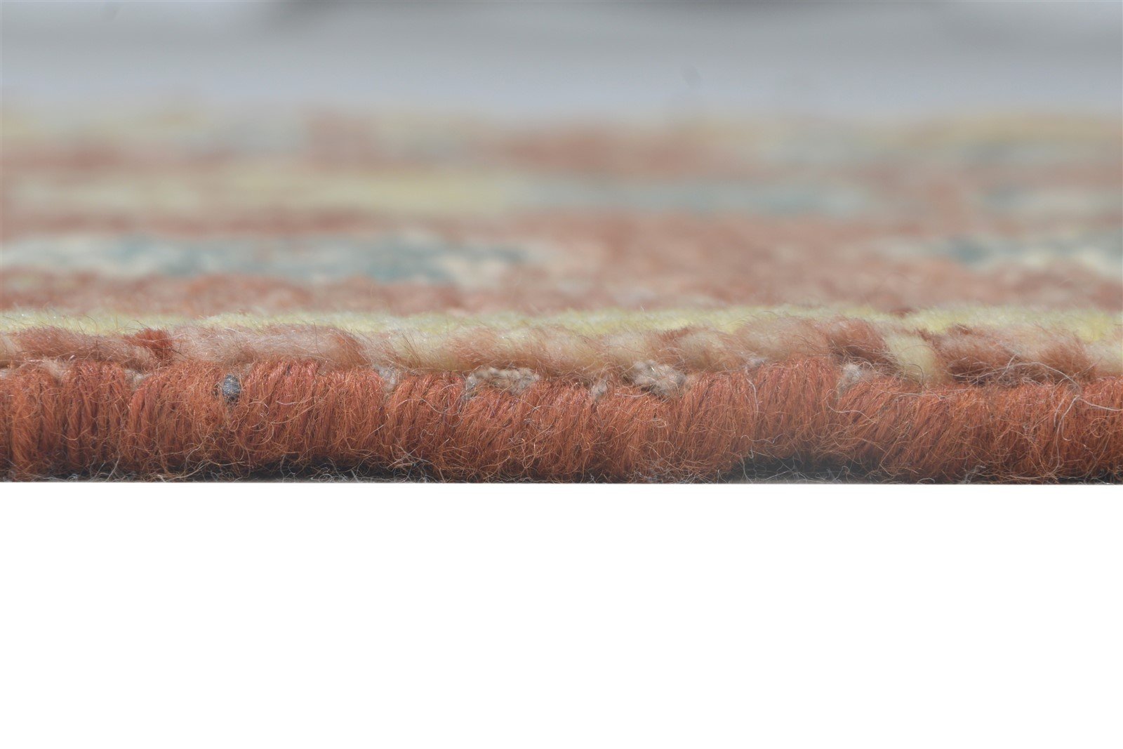 Rust Wool Rug 2' X 3' Persian Hand Knotted Oushak Oriental Small Carpet 7864326979733