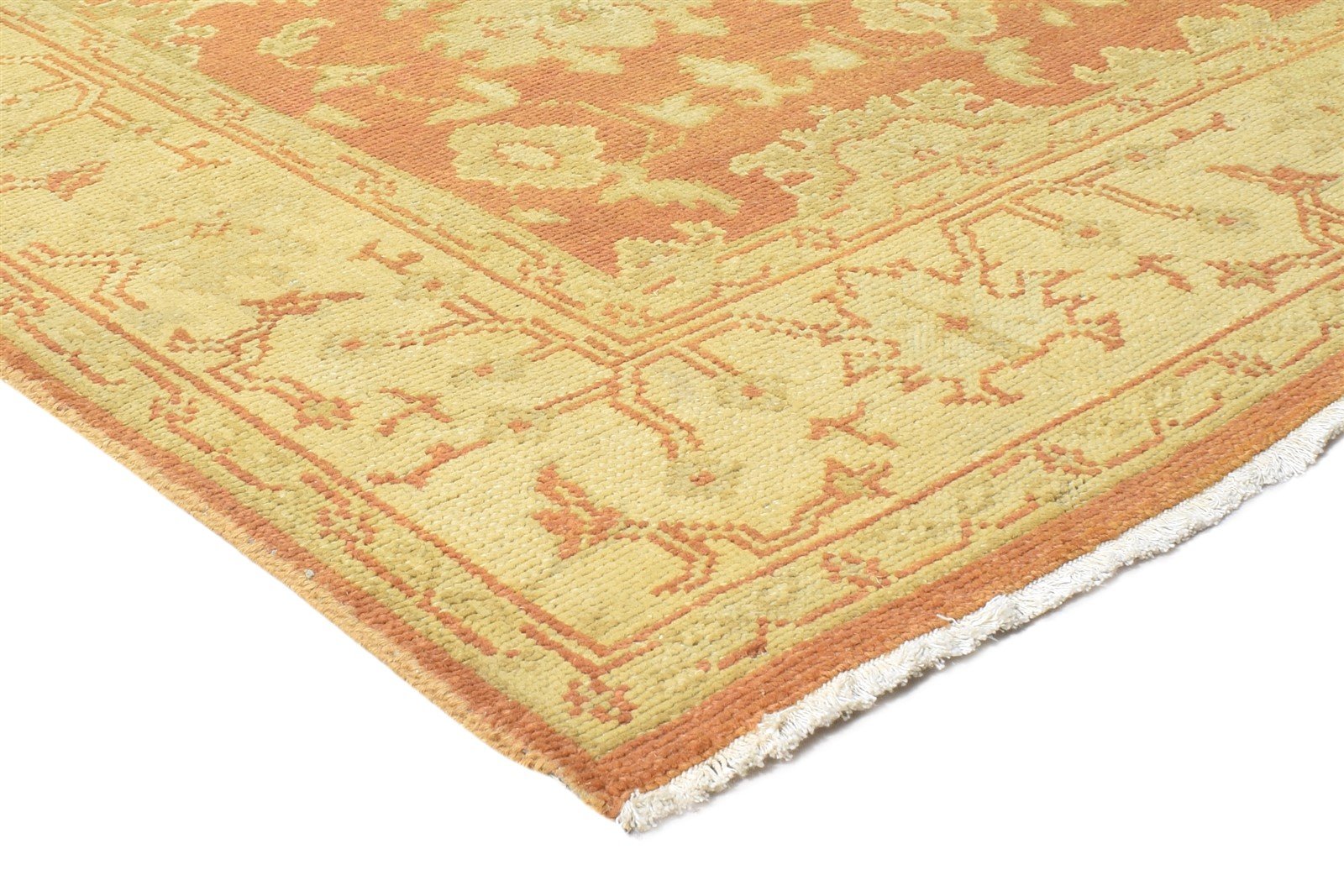 Rust Wool Rug 5' X 8' Persian Hand Knotted Oushak Oriental Room Size Carpet 7864796872853