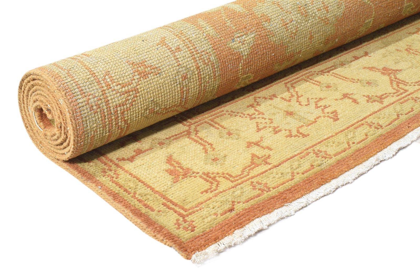 Rust Wool Rug 5' X 8' Persian Hand Knotted Oushak Oriental Room Size Carpet 7864796872853