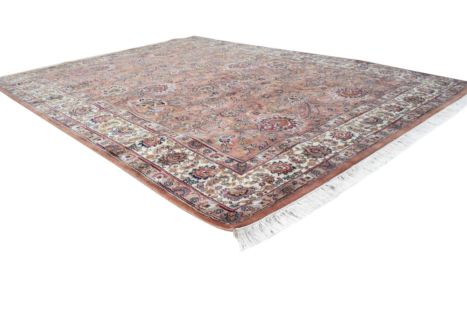 Rust Wool Rug 6' X 8' Persian Hand Knotted Kashan Oriental Room Size Carpet 7864639783061
