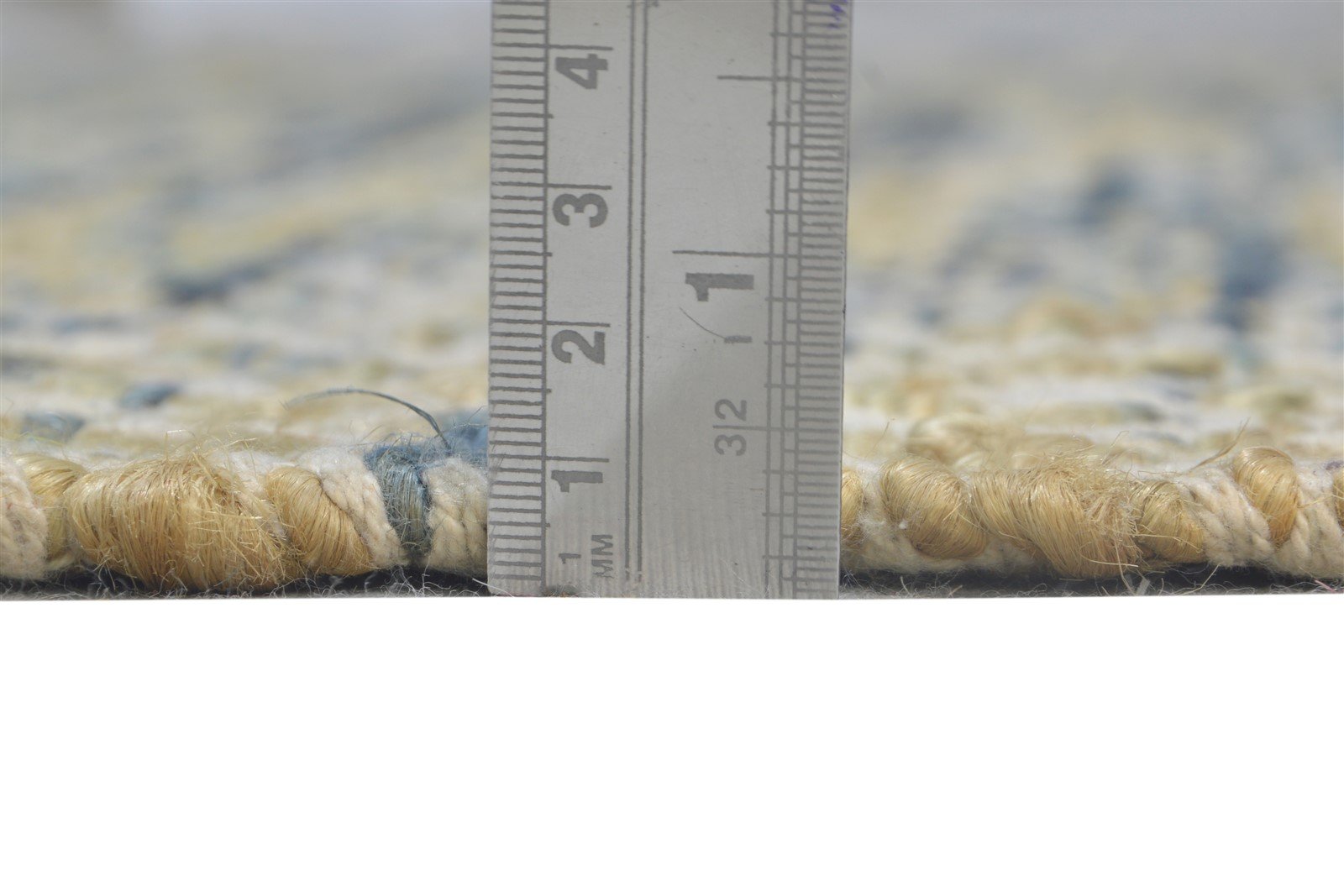 Saba Beige Wool Rug 5' X 8' Modern Dhurrie Scandinavian Chevron   7865049088149