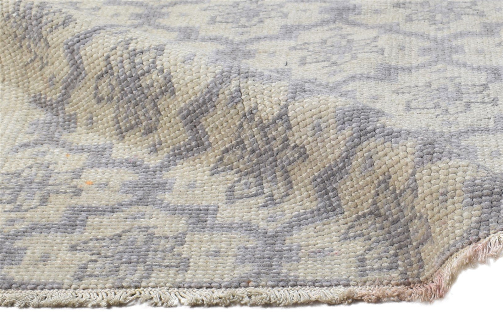 Tiffany Sage Wool Rug 3' X 2' Modern Hand Knotted Moroccan Trellis 7864498421909