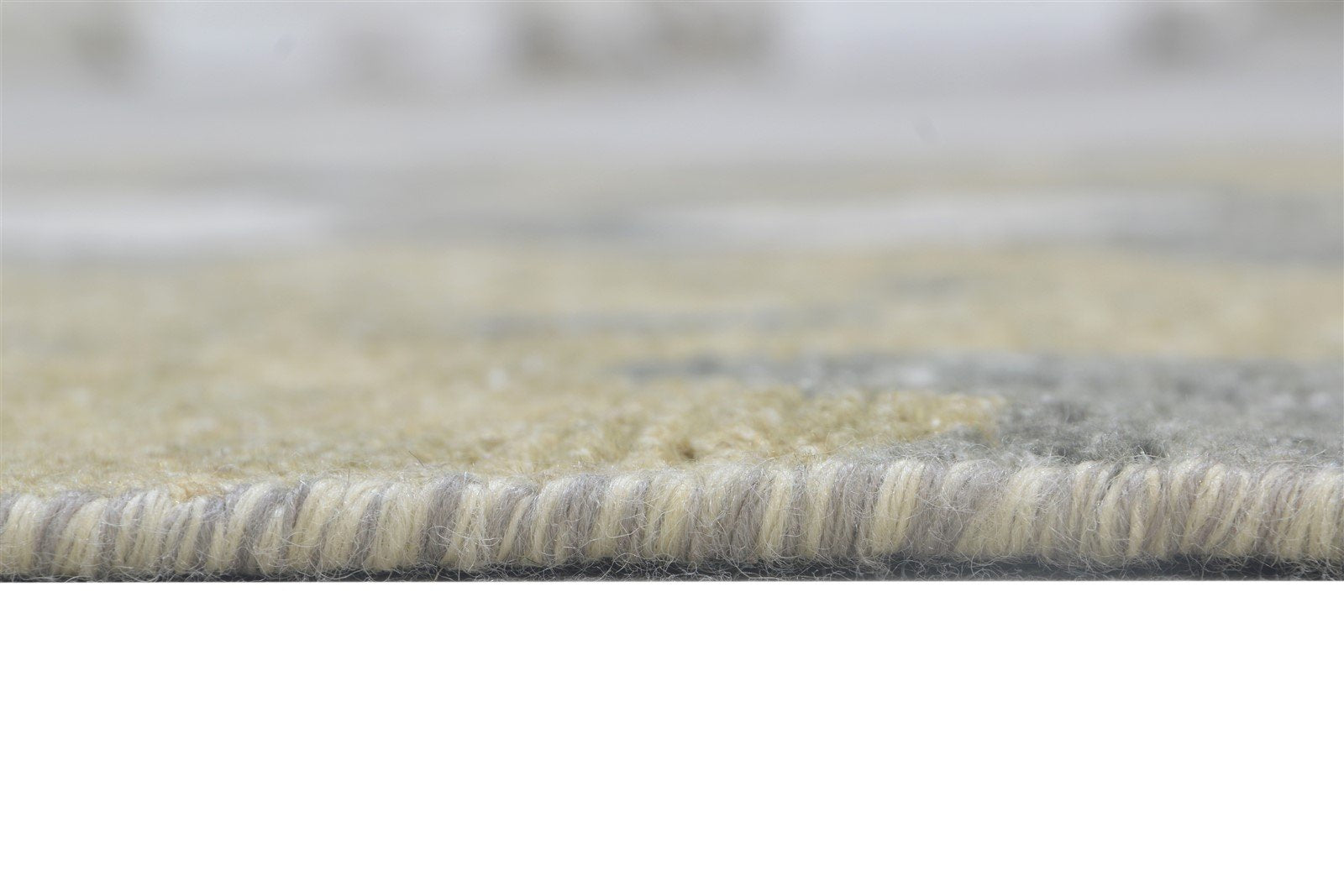 Sage Wool Rug 3' X 5' Modern Hand Knotted Scandinavian Abstract Small Carpet 7864321769621