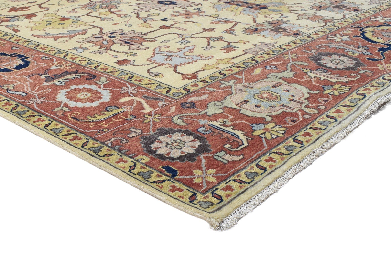 Sage Wool Rug 9' X 12' Persian Hand Knotted Mughal Oriental Large Carpet 7864200888469