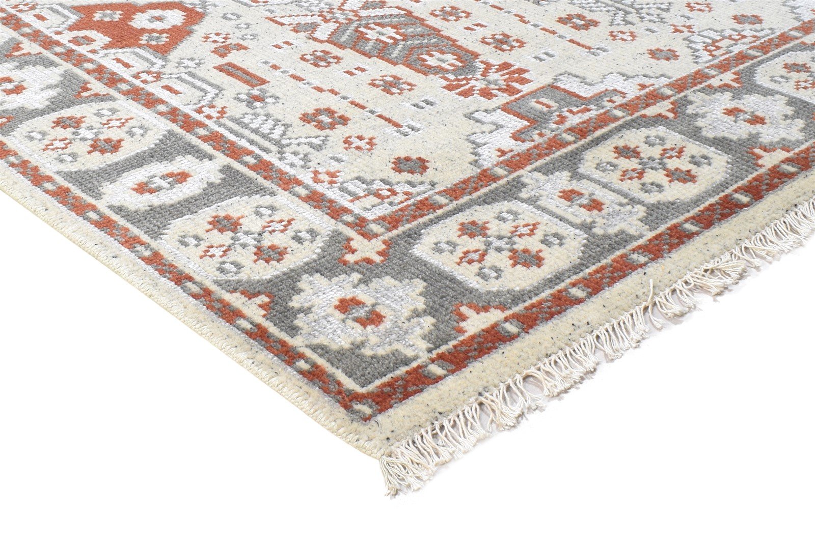 Sage Wool / Silk Rug 5X8 Persian Hand Knotted Kazak Oriental Room Size Carpet 7864803655829