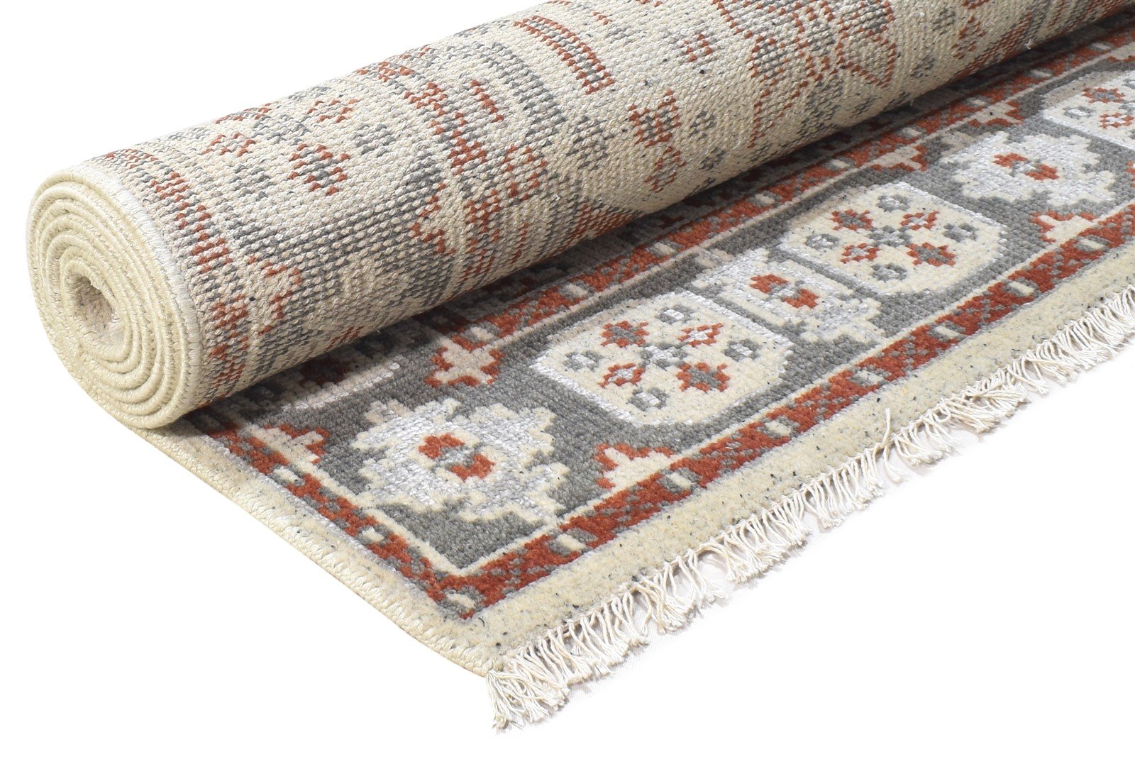 Sage Wool / Silk Rug 5X8 Persian Hand Knotted Kazak Oriental Room Size Carpet 7864803655829