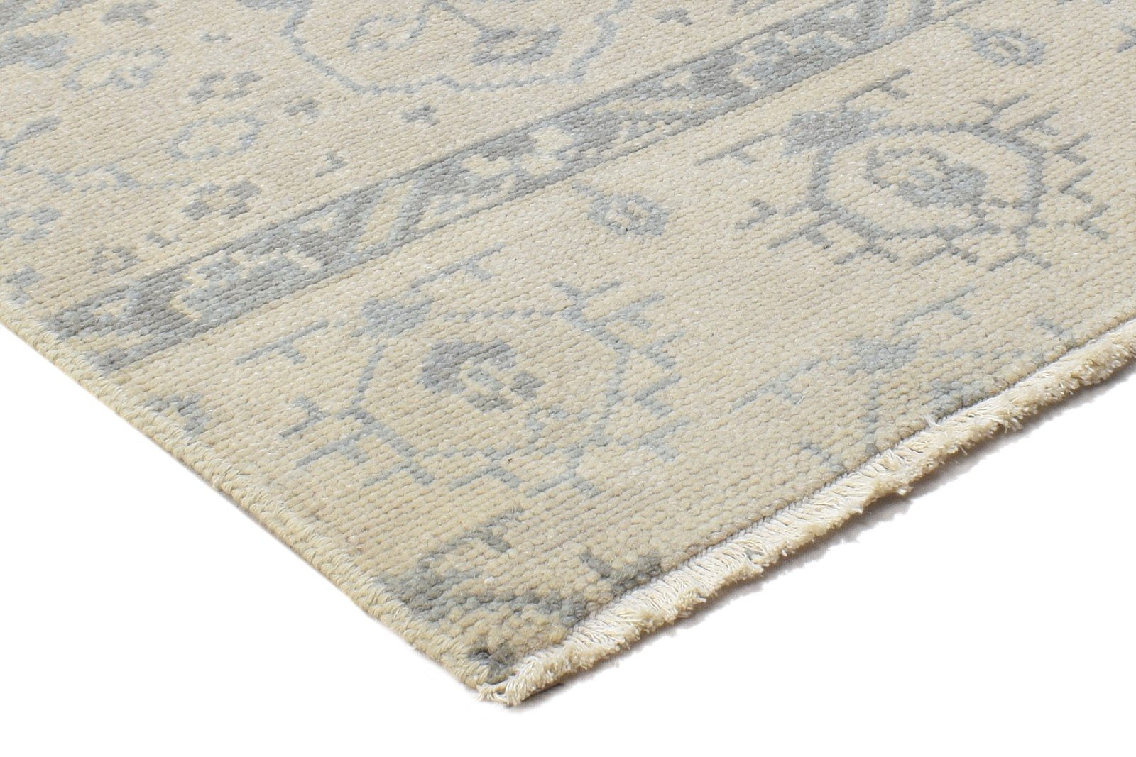 Sand Wool Rug 2' X 2' Persian Hand Knotted Bokhara Oriental Small Carpet 7864849170581