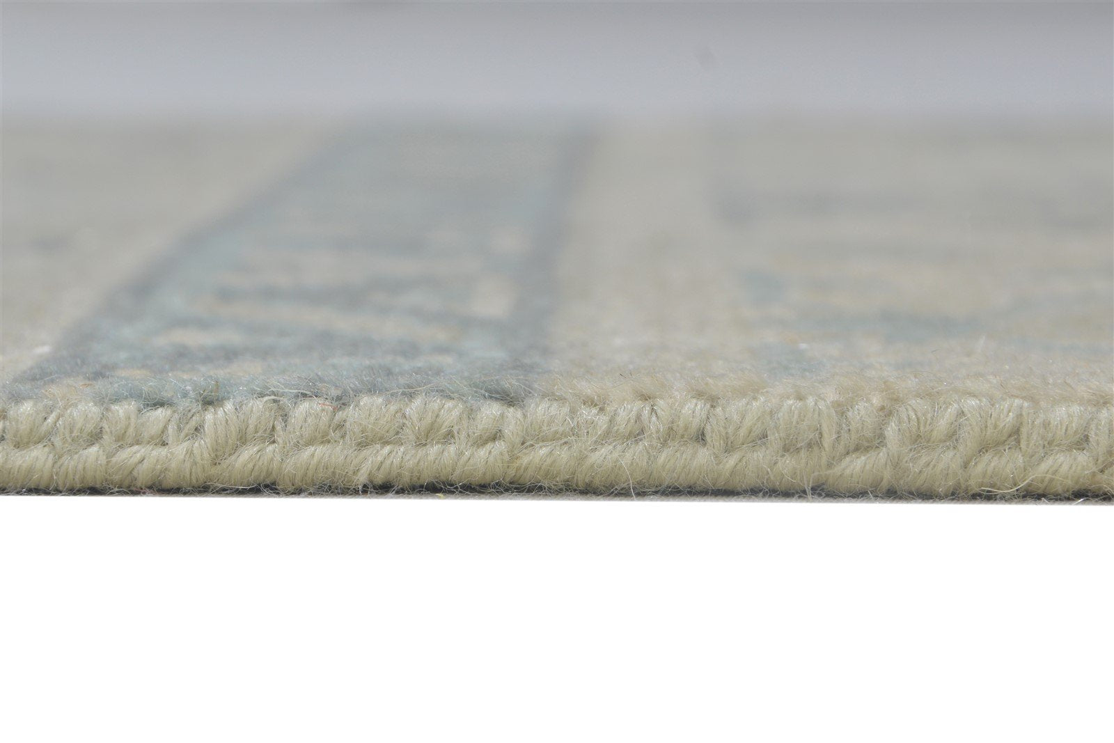 Sand Wool Rug 2' X 2' Persian Hand Knotted Bokhara Oriental Small Carpet 7864837177493
