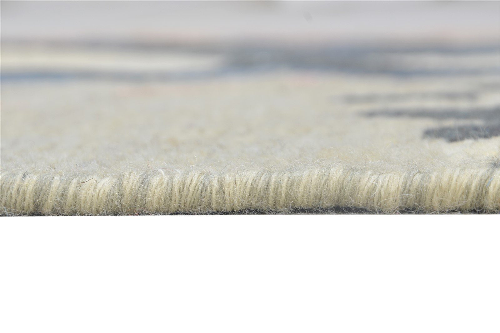 Selena Sand Wool Rug 3' X 5' Modern Hand Knotted Bohemian Abstract 7864944230549