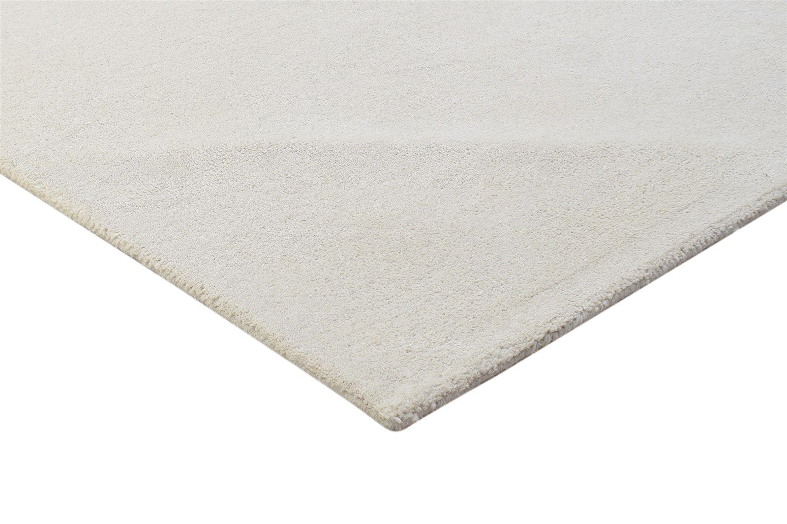 Sand Wool Rug 3' X 5' Modern Hand Tufted Scandinavian Solid Room Size Carpet 7864310956181