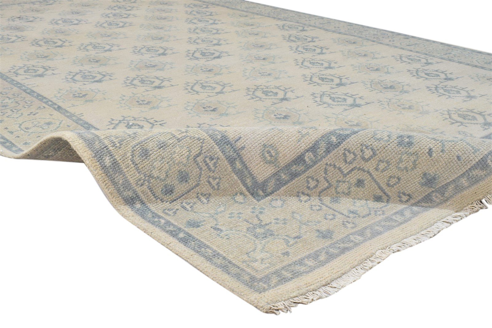 Sand Wool Rug 6' X 9' Persian Hand Knotted Bokhara Oriental Room Size Carpet 7860690911381