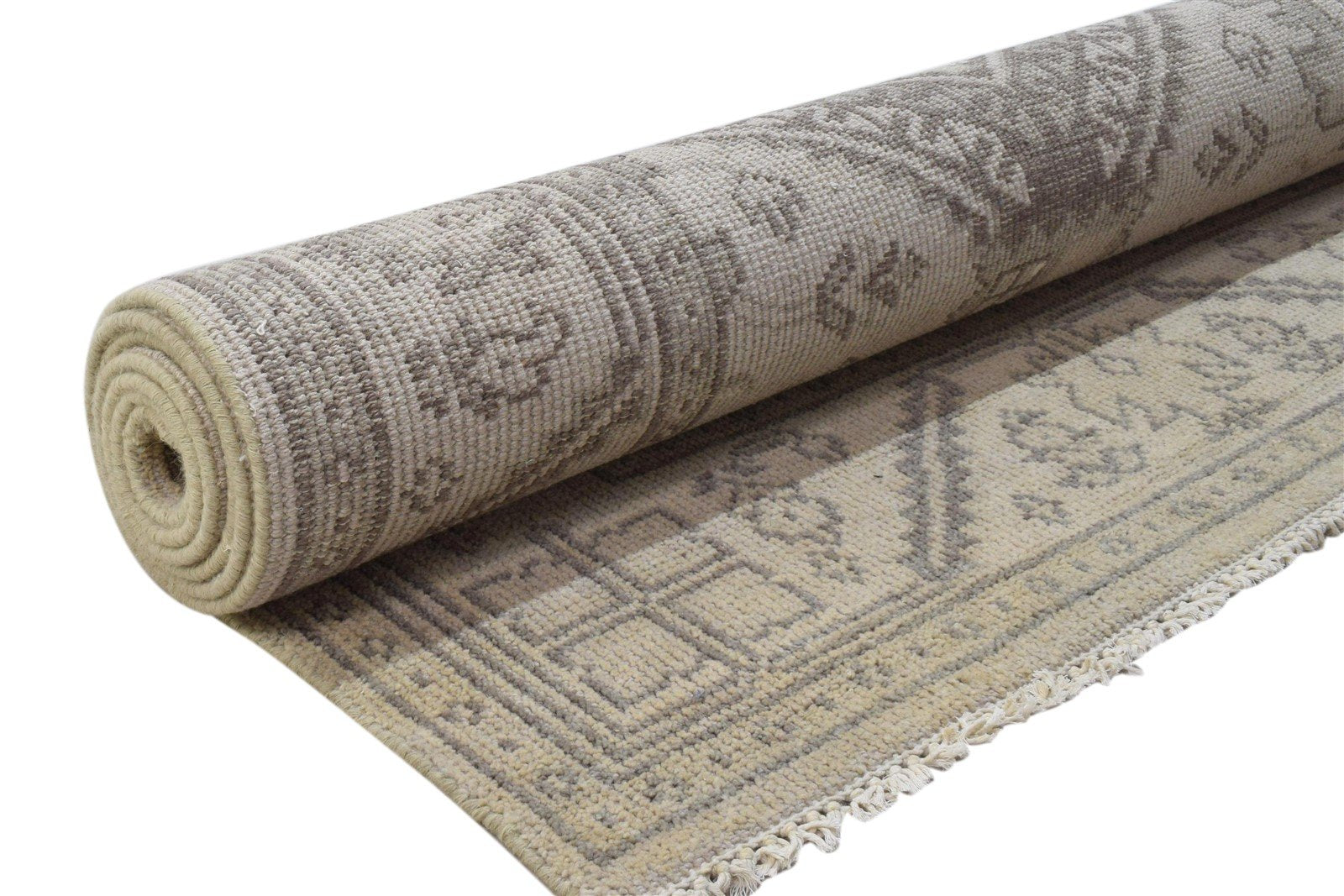 Sand Wool Rug 8' X 10' Persian Hand Knotted Kazak Oriental Large Carpet 7860689109141