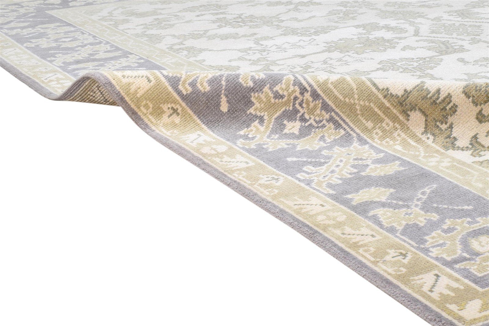 Sand Wool Rug 8' X 10' Persian Hand Knotted Oushak Oriental Large Carpet 7864167465109