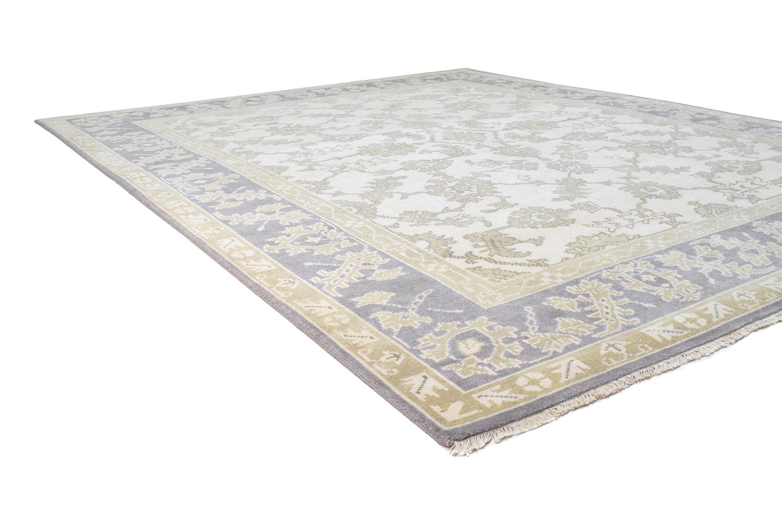 Sand Wool Rug 8' X 10' Persian Hand Knotted Oushak Oriental Large Carpet 7864167465109