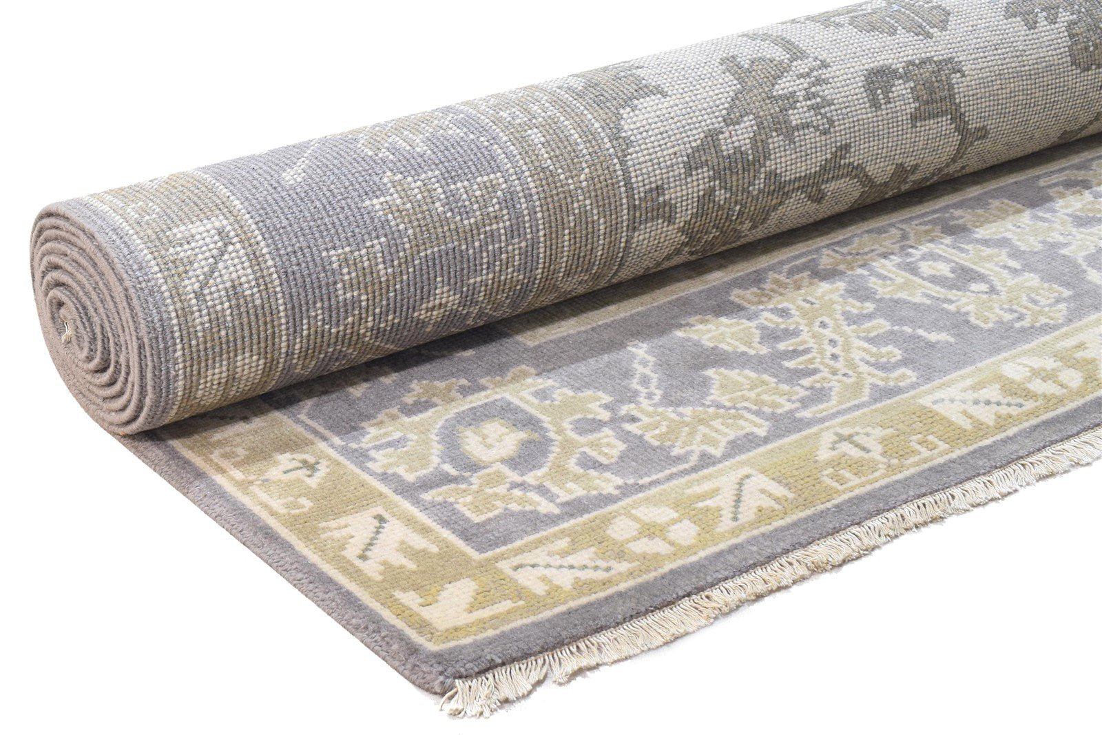Sand Wool Rug 8' X 10' Persian Hand Knotted Oushak Oriental Large Carpet 7864167465109
