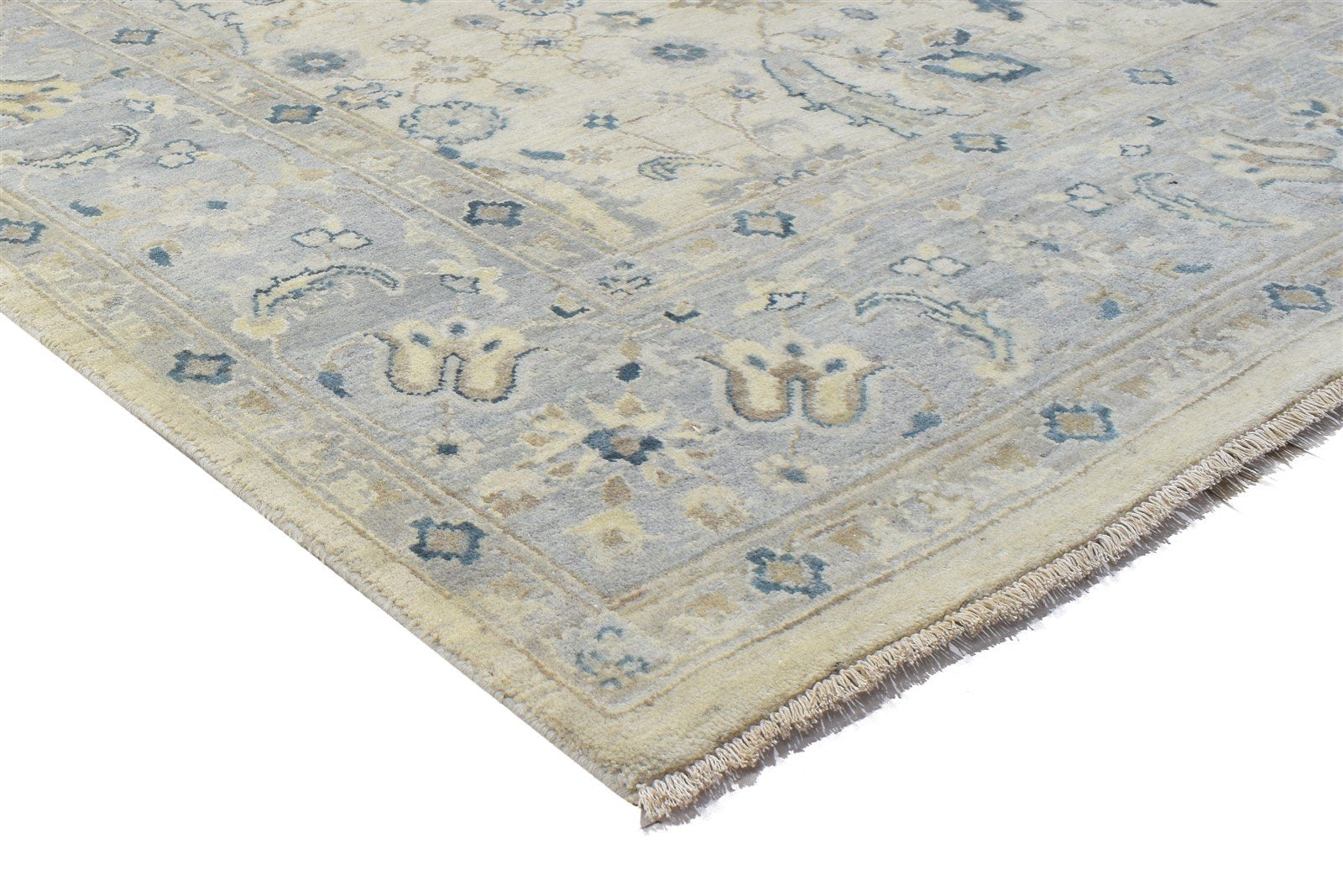 Sand Wool Rug 8' X 10' Persien Hand Knotted Kashan Oriental Large Carpet 7864318001301