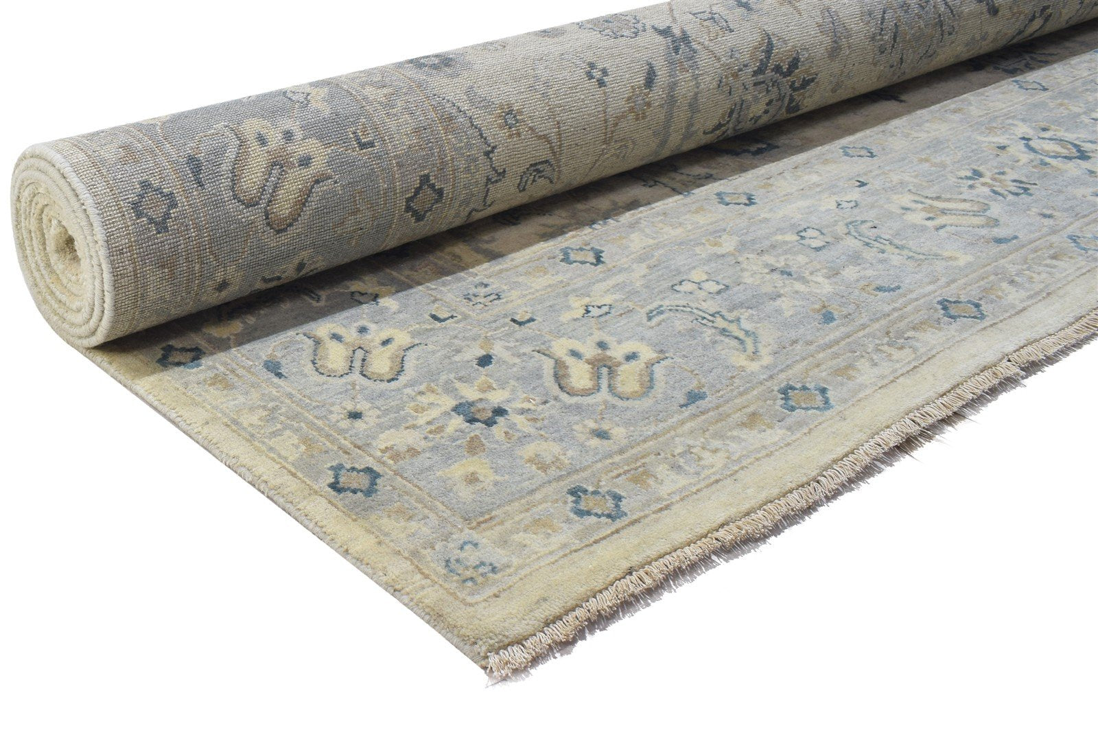 Sand Wool Rug 8' X 10' Persien Hand Knotted Kashan Oriental Large Carpet 7864318001301
