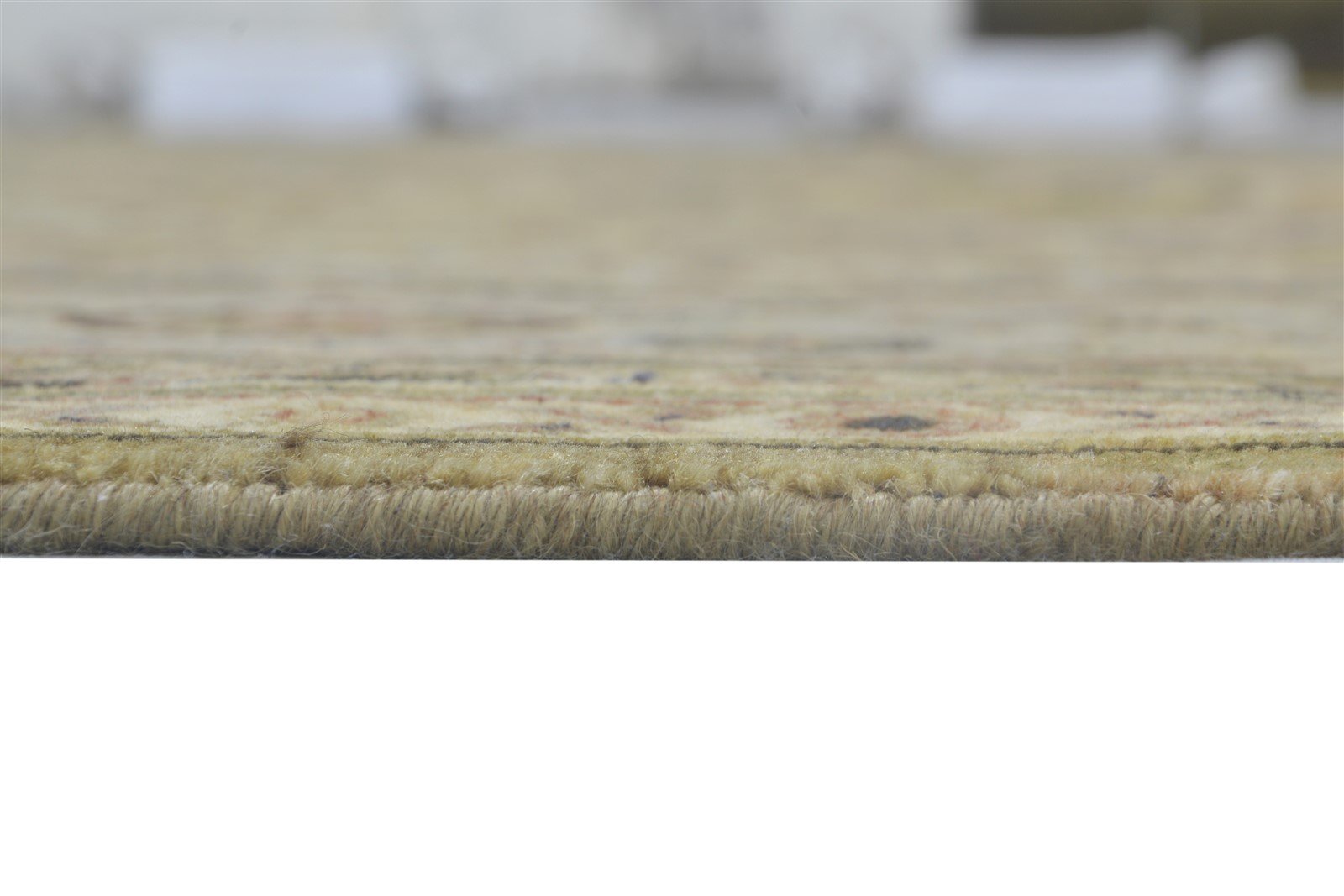 Sand Wool Rug 9' X 12' Persian Hand Knotted Kashan Oriental Large Carpet 7864173527189