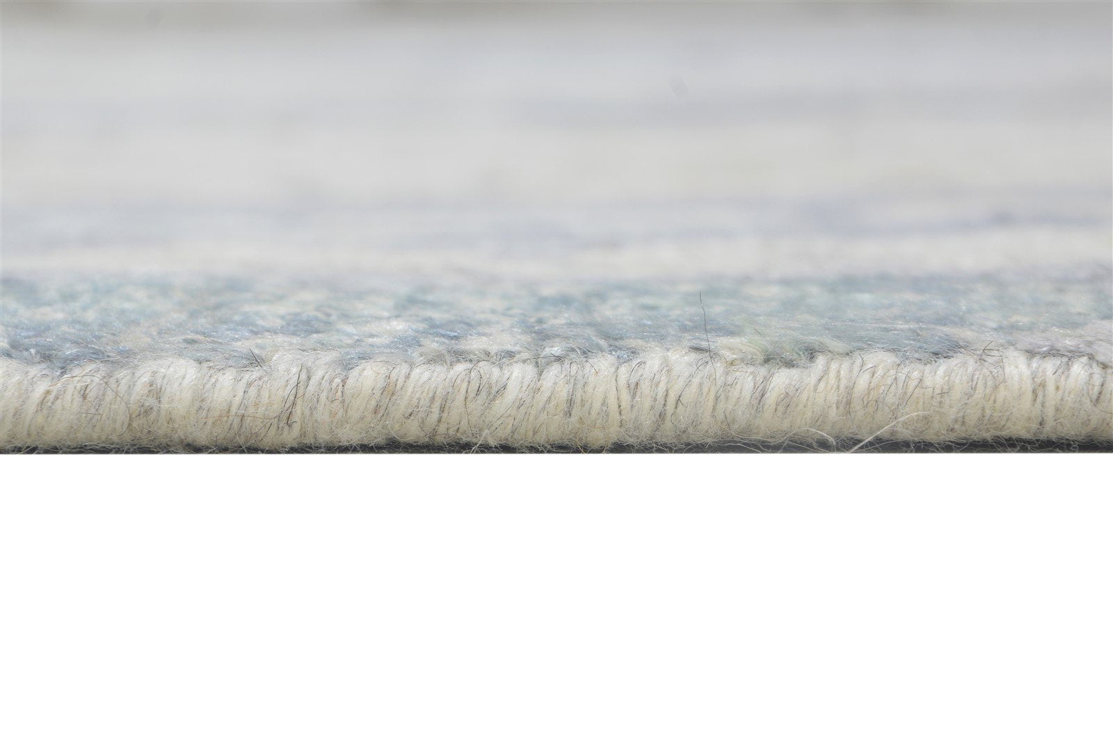 Sand Wool / Silk Rug 5X7 Modern Hand Knotted Indian Abstract Room Size Carpet 7864234934421