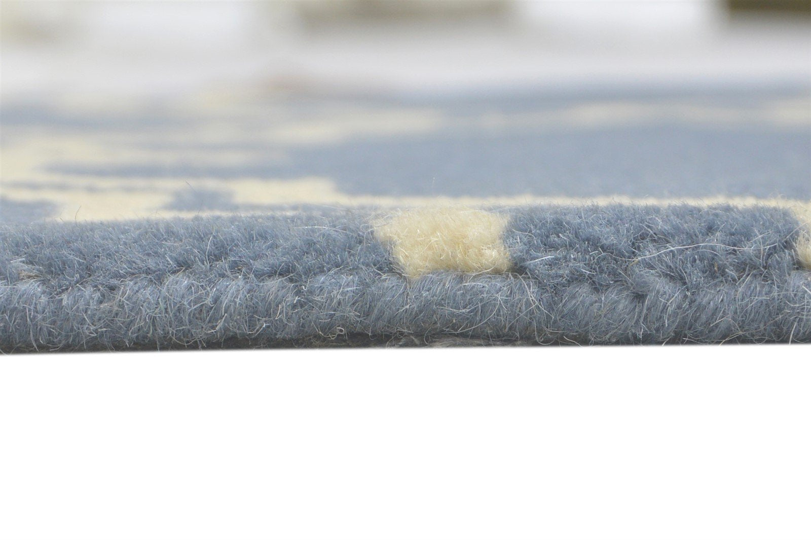 Sharlene Wool Charcoal Rug 2' X 2' Modern Hand Tufted Moroccan Trellis 2'2"X2'2"   7860696711317