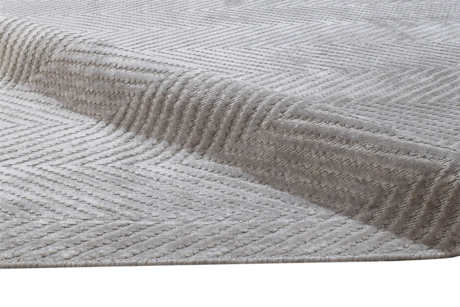Silk Beige Rug 5' X 8' Modern Handloom Scandinavian Diamond Room Size Carpet 7864513659029