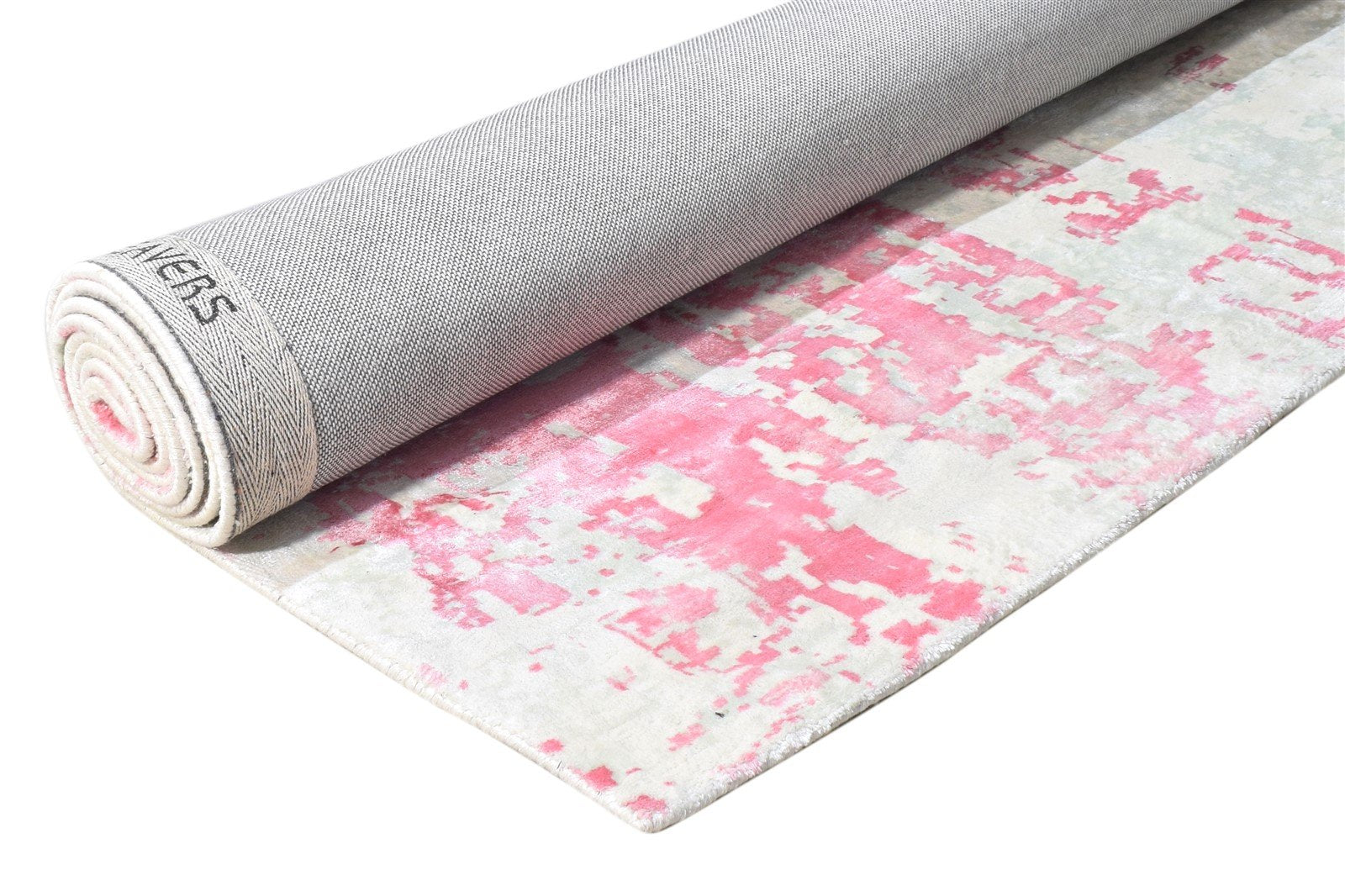Silk Beige Rug 9' X 9' Modern Handloom American Abstract Large Carpet 7865148997781