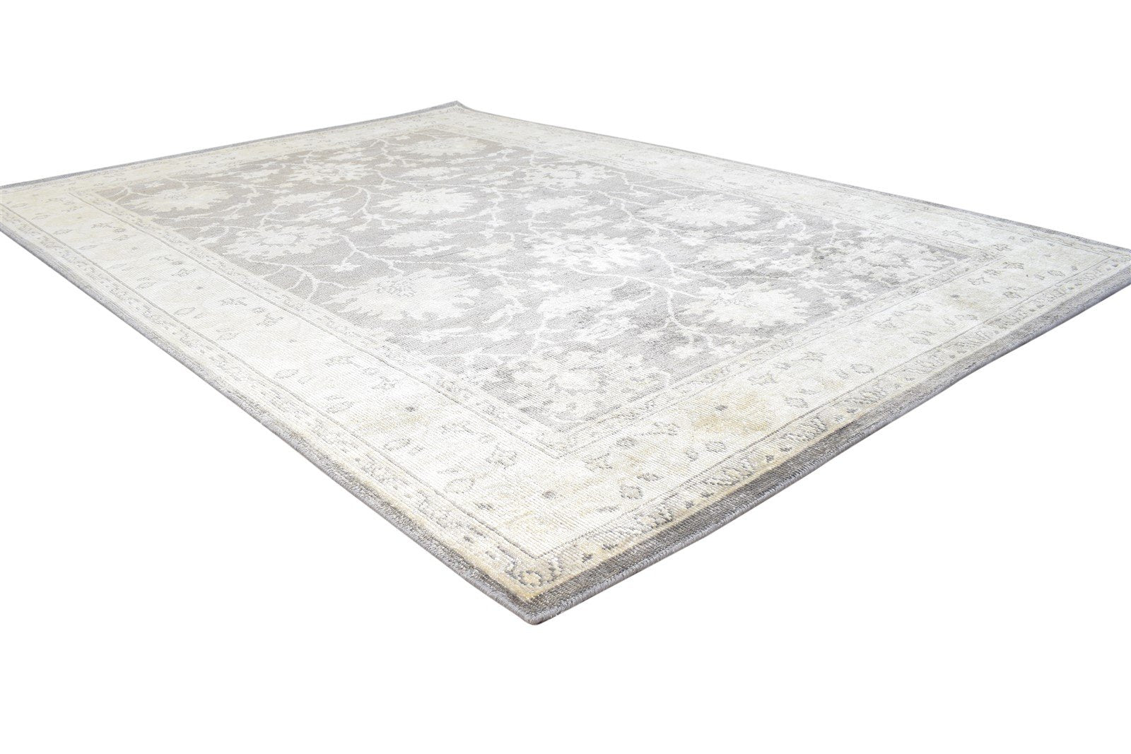 Silk Brown Rug 5' X 8' Persian Hand Knotted Oushak Oriental Room Size Carpet 7864802640021