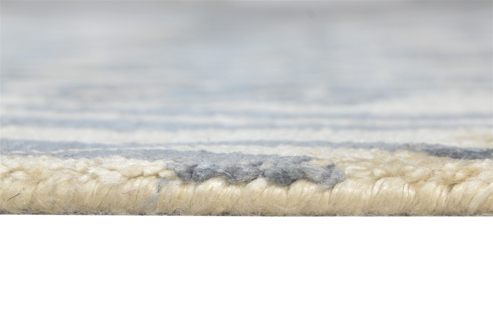 Silk Cream Rug 6' X 9' Modern Hand Knotted European Damask Room Size Carpet 7865067372693