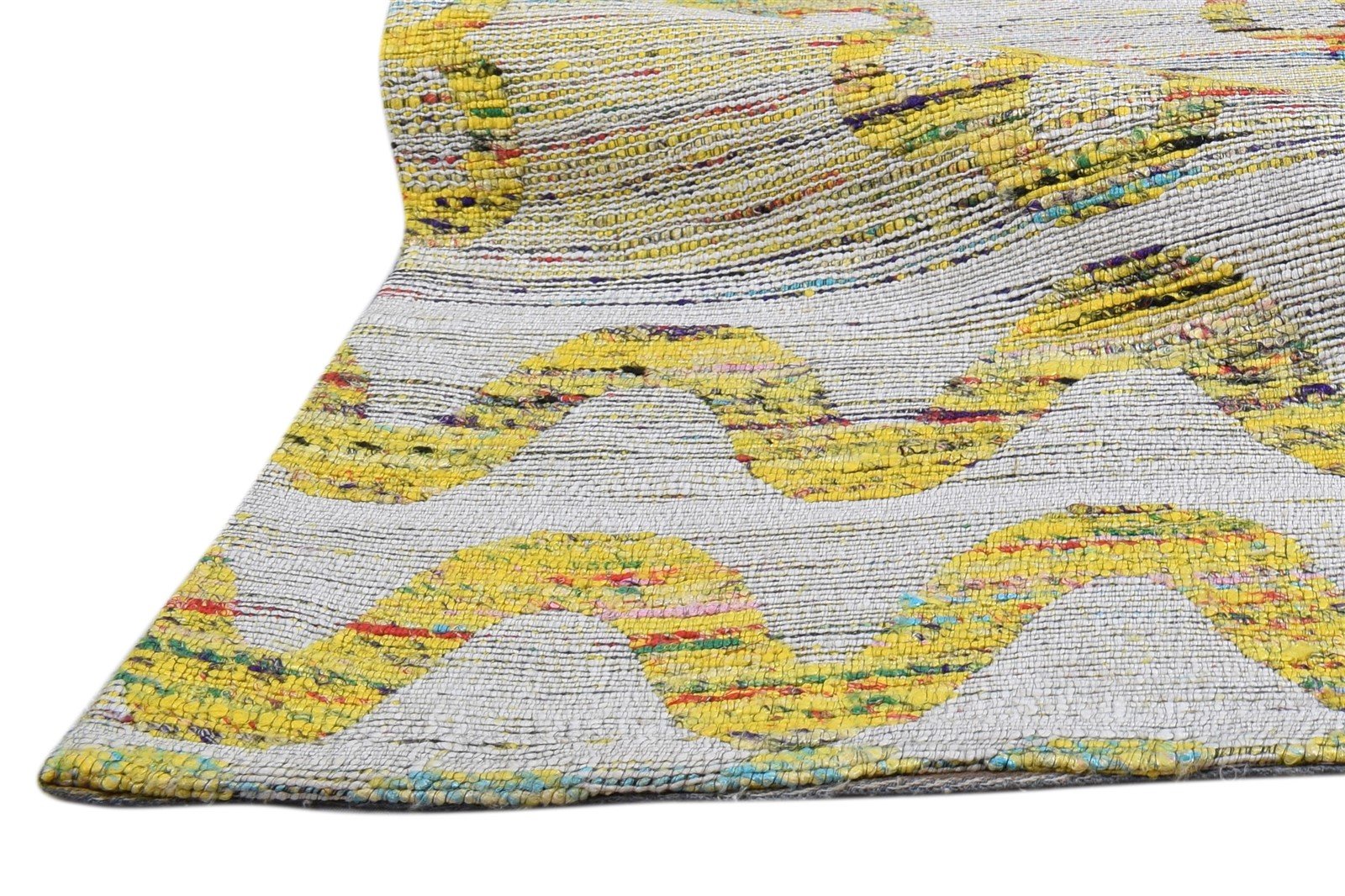 Silk Grey Rug 5' X 7' Modern Jacquard Loom Scandinavian Floral Room Size Carpet 7860700971157