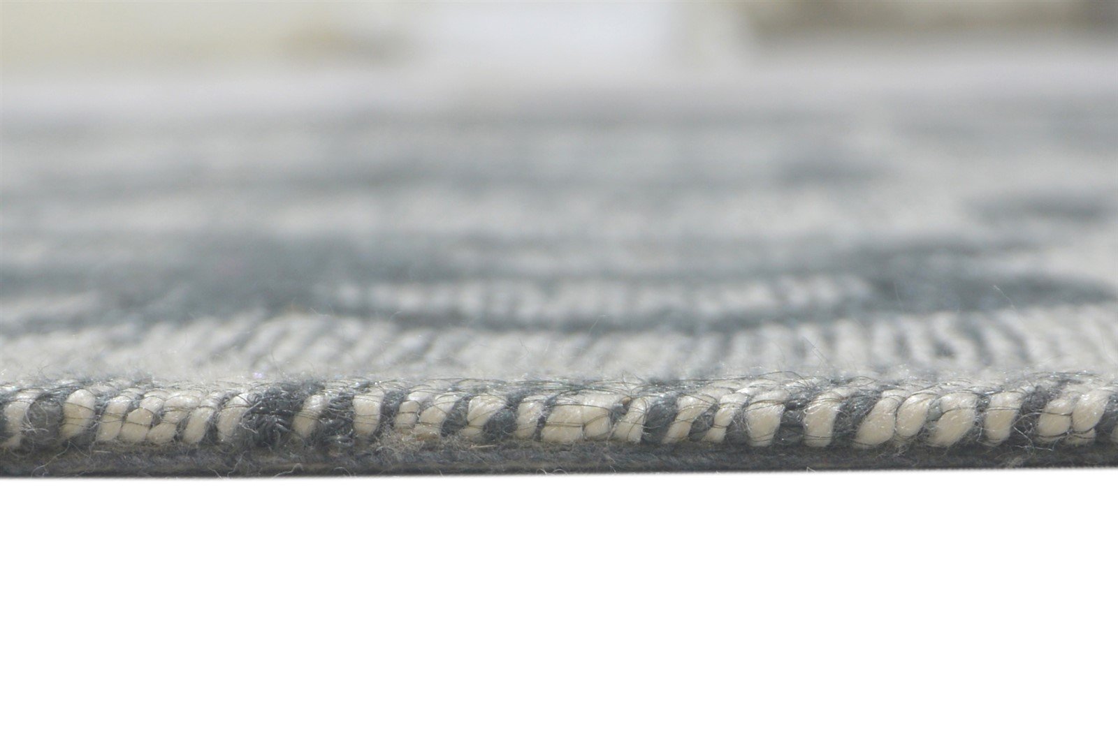 Silk Grey Rug 5' X 9' Modern Jacquard Loom Scandinavian Floral Room Size Carpet 7860699988117
