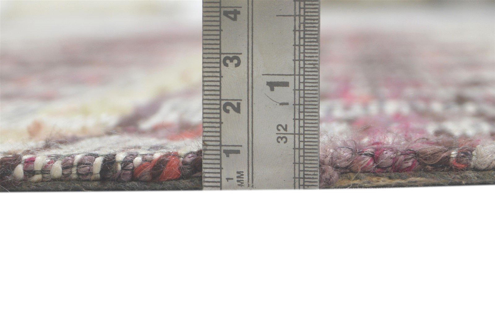 Silk Grey Rug 5X8 Modern Jacquard Loom Scandinavian Striped Room Size Carpet 7860700151957