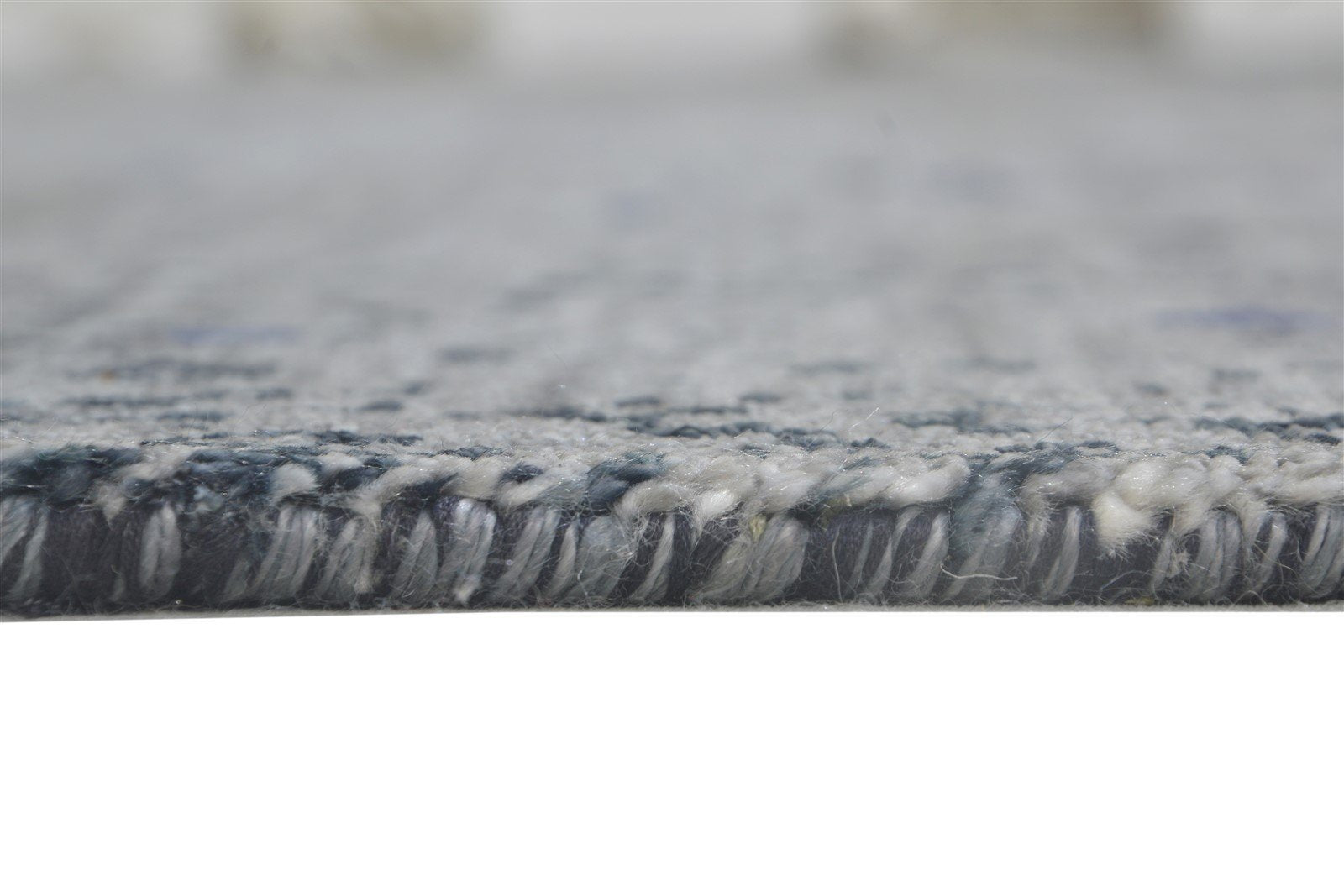 Silk Grey Rug 9' X 12' Modern Hand Knotted Indian Abstract Extra Large Carpet 7864321081493