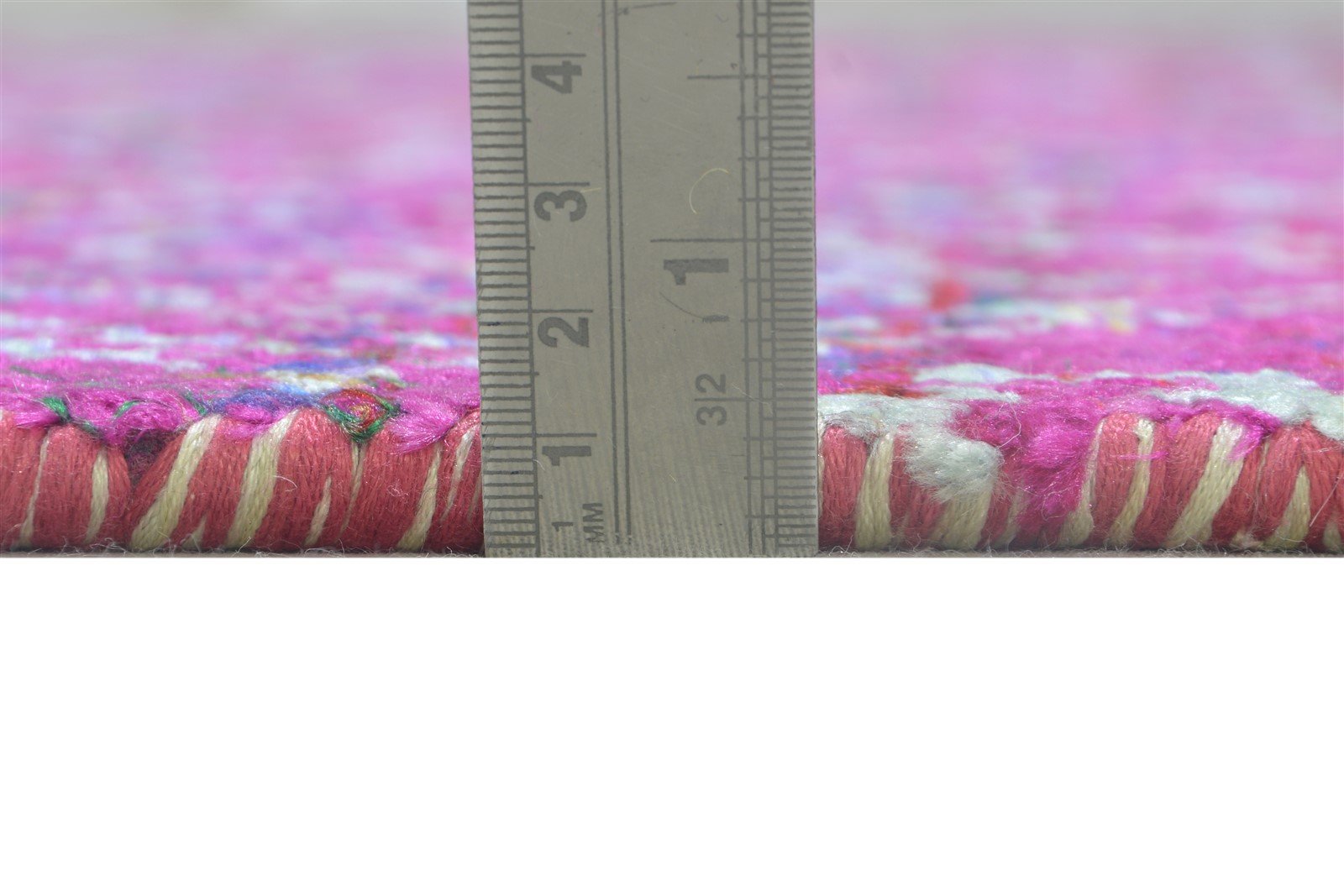 Silk Pink Rug 5' X 8' Modern Hand Knotted Scandinavian Tribal Room Size Carpet 7864878104725