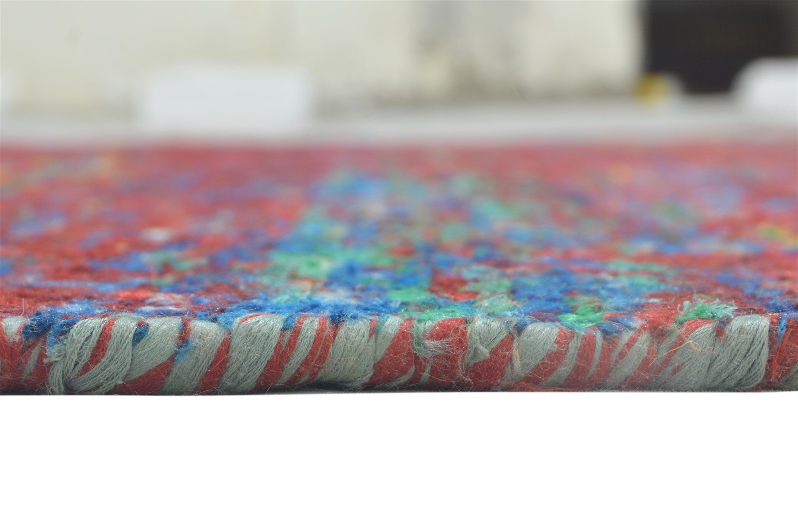 Silk Red Rug 5' X 8' Modern Hand Knotted Bohemian Ikat Room Size Carpet 7864098128021