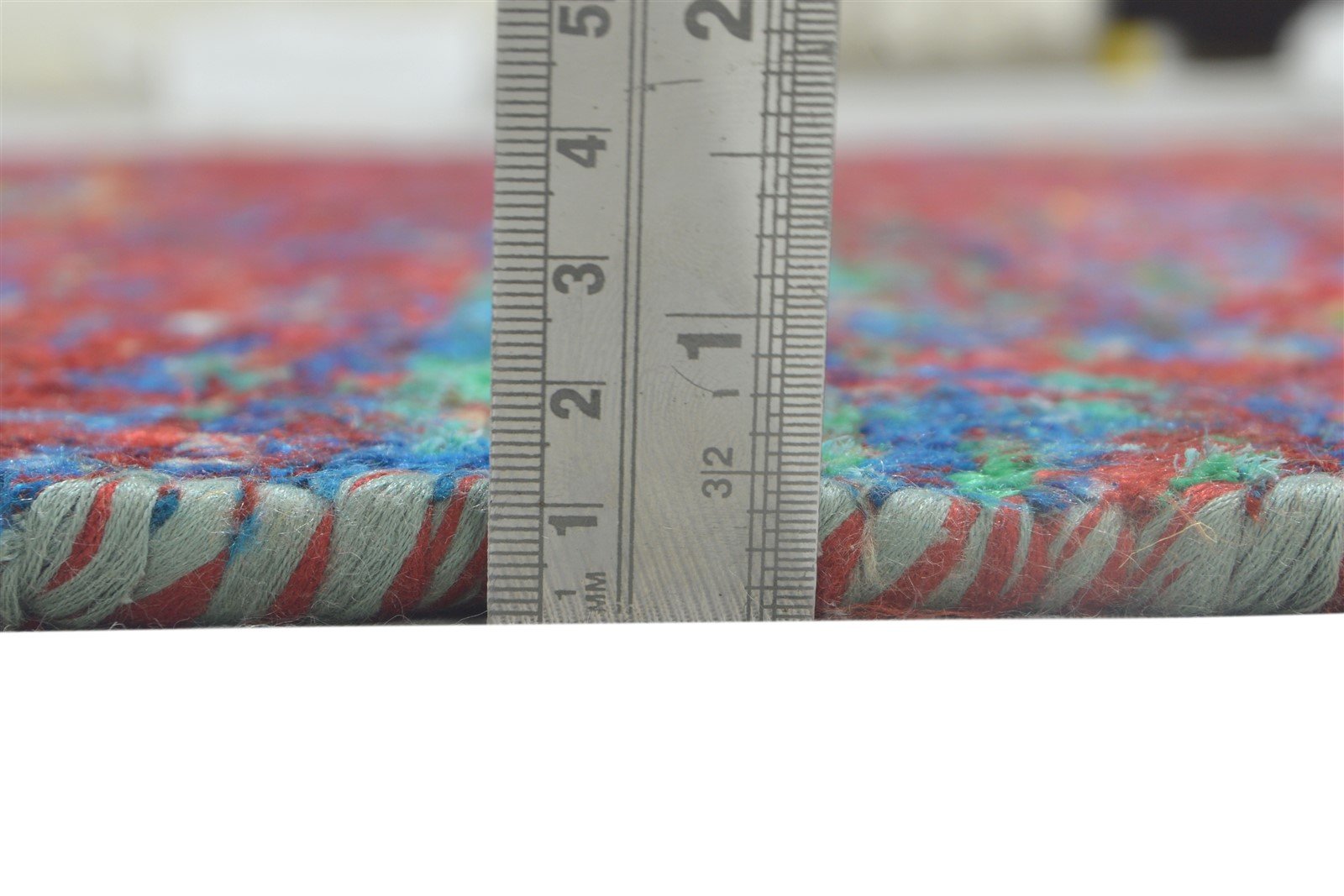 Silk Red Rug 5' X 8' Modern Hand Knotted Bohemian Ikat Room Size Carpet 7864098128021