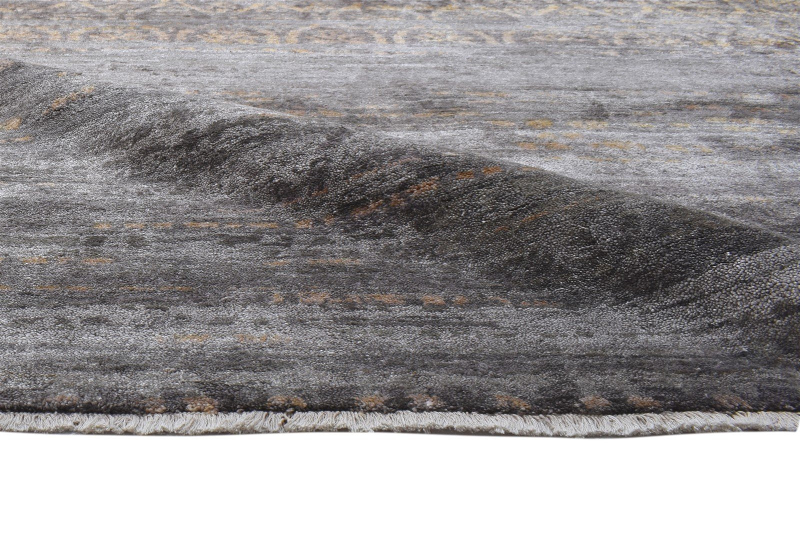 Silk Rust Rug 8' X 14' Modern Hand Knotted Moroccan Trellis Large Carpet 7864104878229