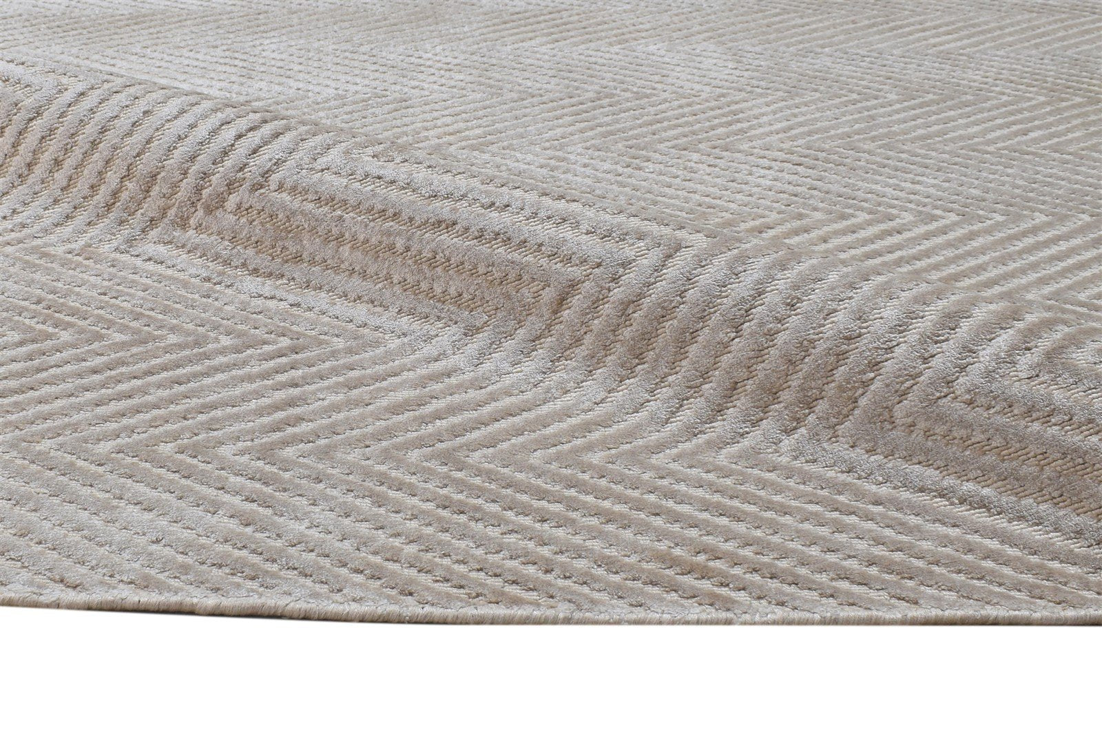 Silk Sand Rug 5' X 8' Modern Handloom Scandinavian Diamond Room Size Carpet 7864513429653