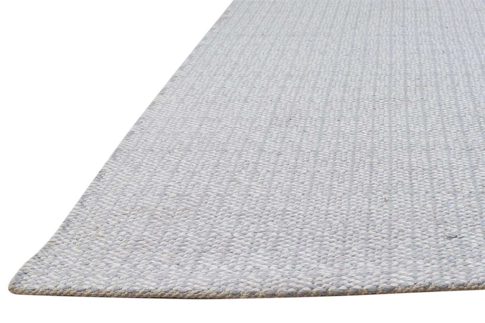 Maudie Silver Jacquard Rug 5X7 Modern Jacquard Loom Scandinavian Solid 7864456347797