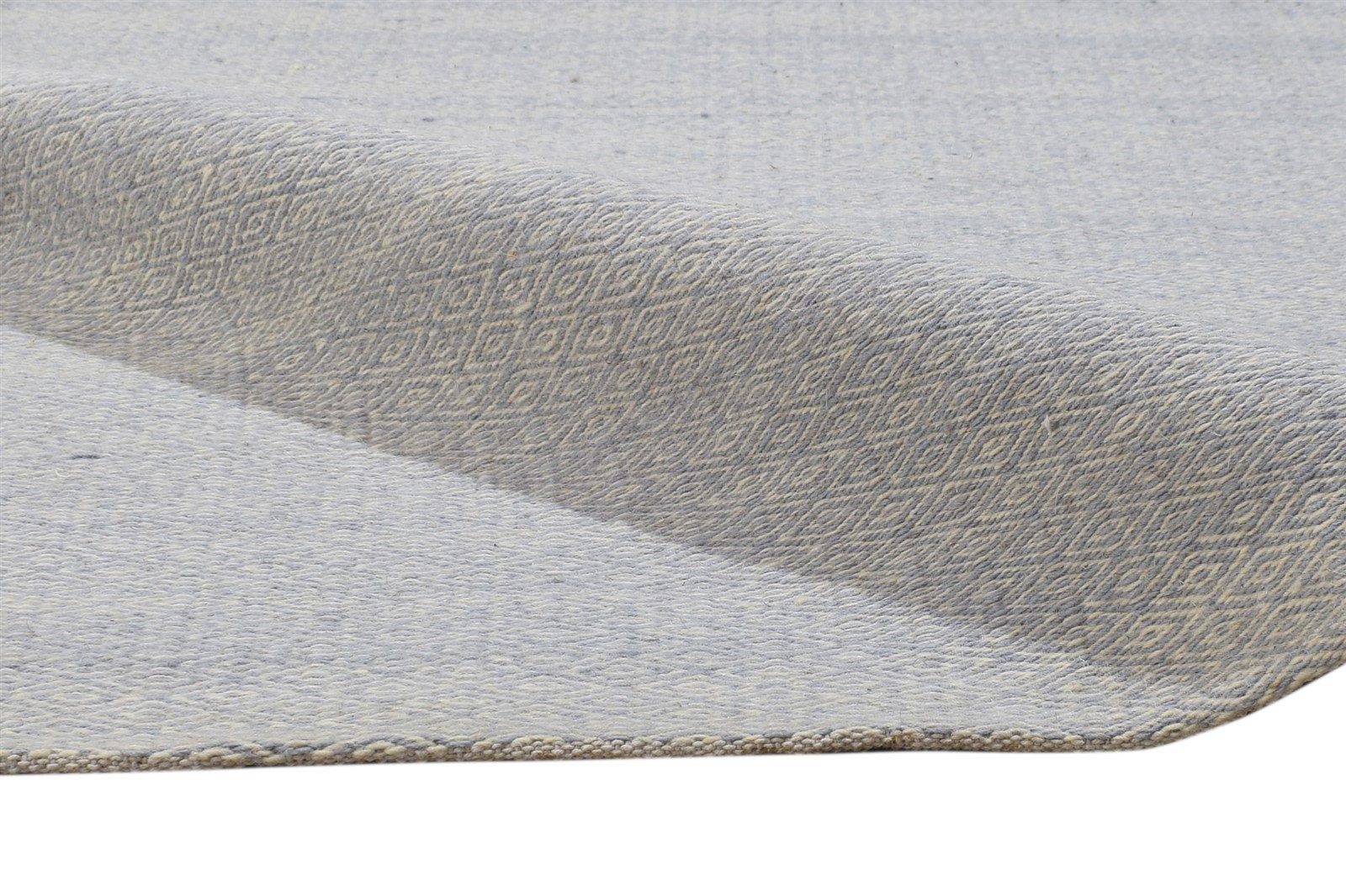 Silver Silk Rug 5' X 8' Modern Jacquard Loom Scandinavian Solid Room Size Carpet 7864477646997