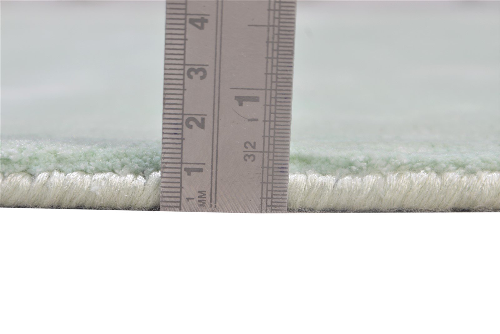 Silver Silk Rug 6' X 6' Modern Handloom Scandinavian Solid Room Size Carpet 7864819777685