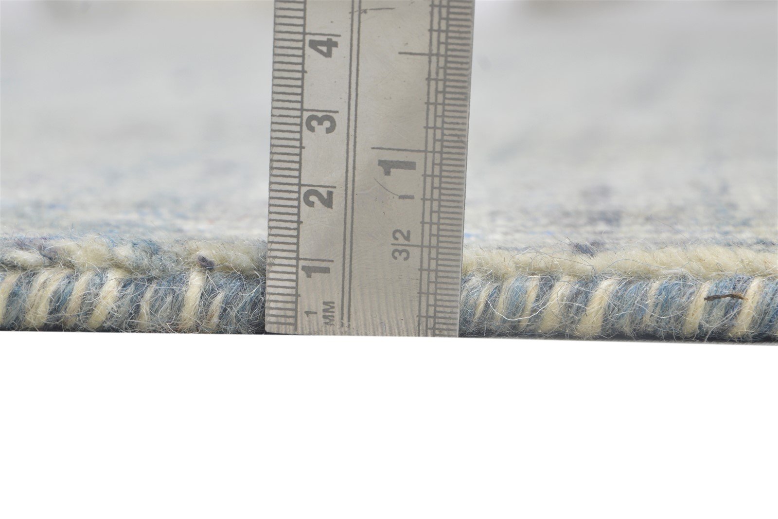 Silver Wool Rug 5' X 7' Modern Handloom Moroccan Grass Trellis Room Size Carpet 7864151769237