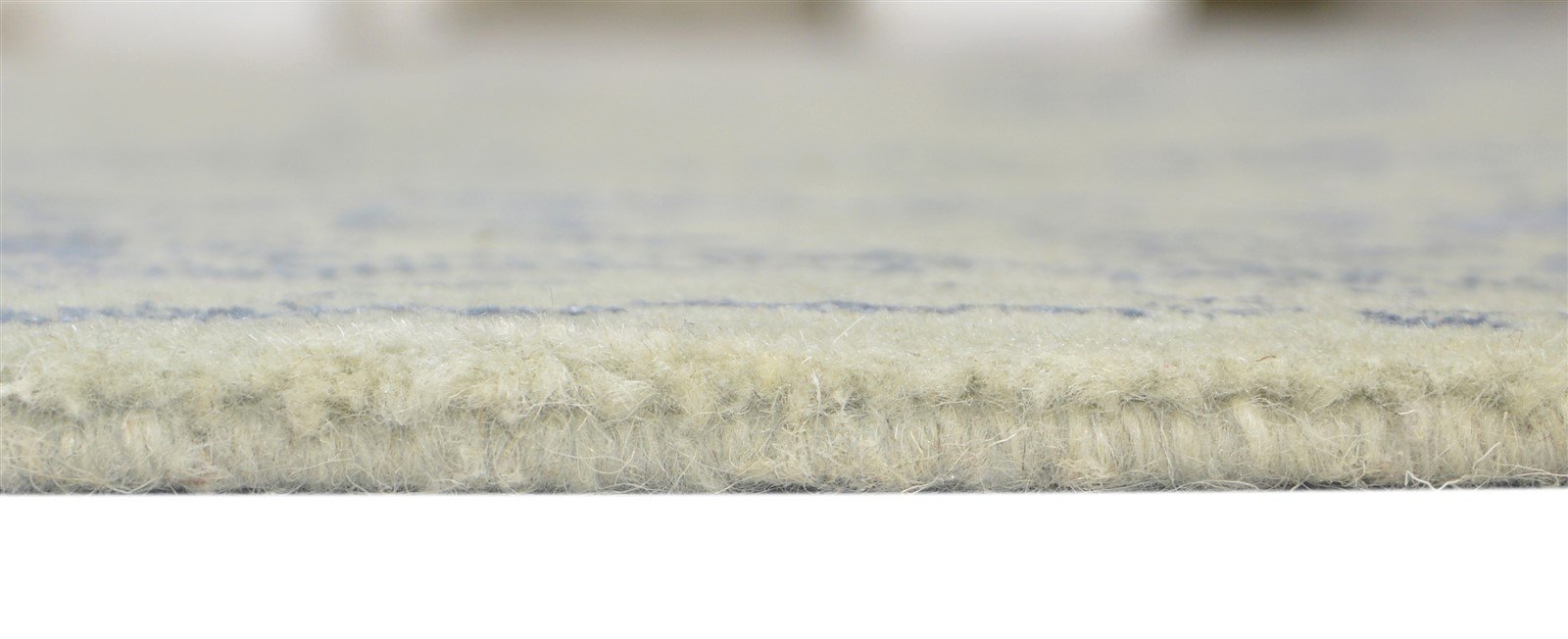 Silver Wool / Silk Rug 5X7 Modern Hand Knotted Oushak Distressed Room Size 7864082759829