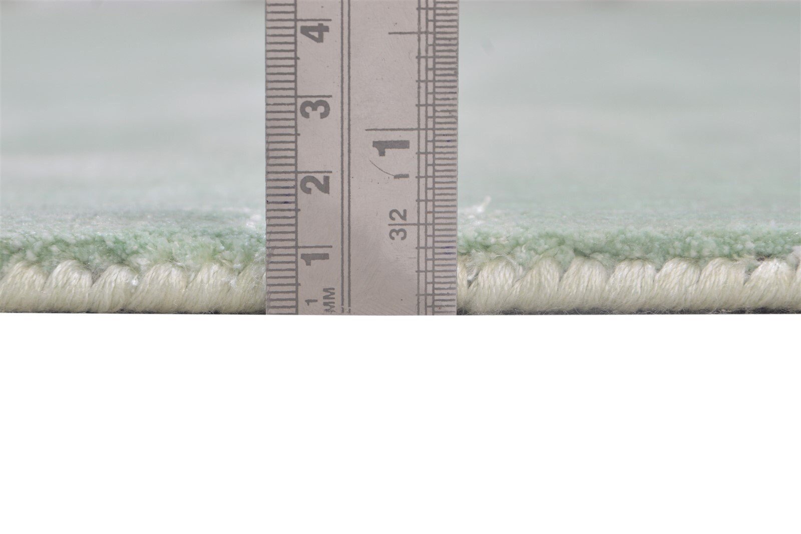 Solid Silk Like Rug Green Aqua Area Rug Handmade 8733155098773