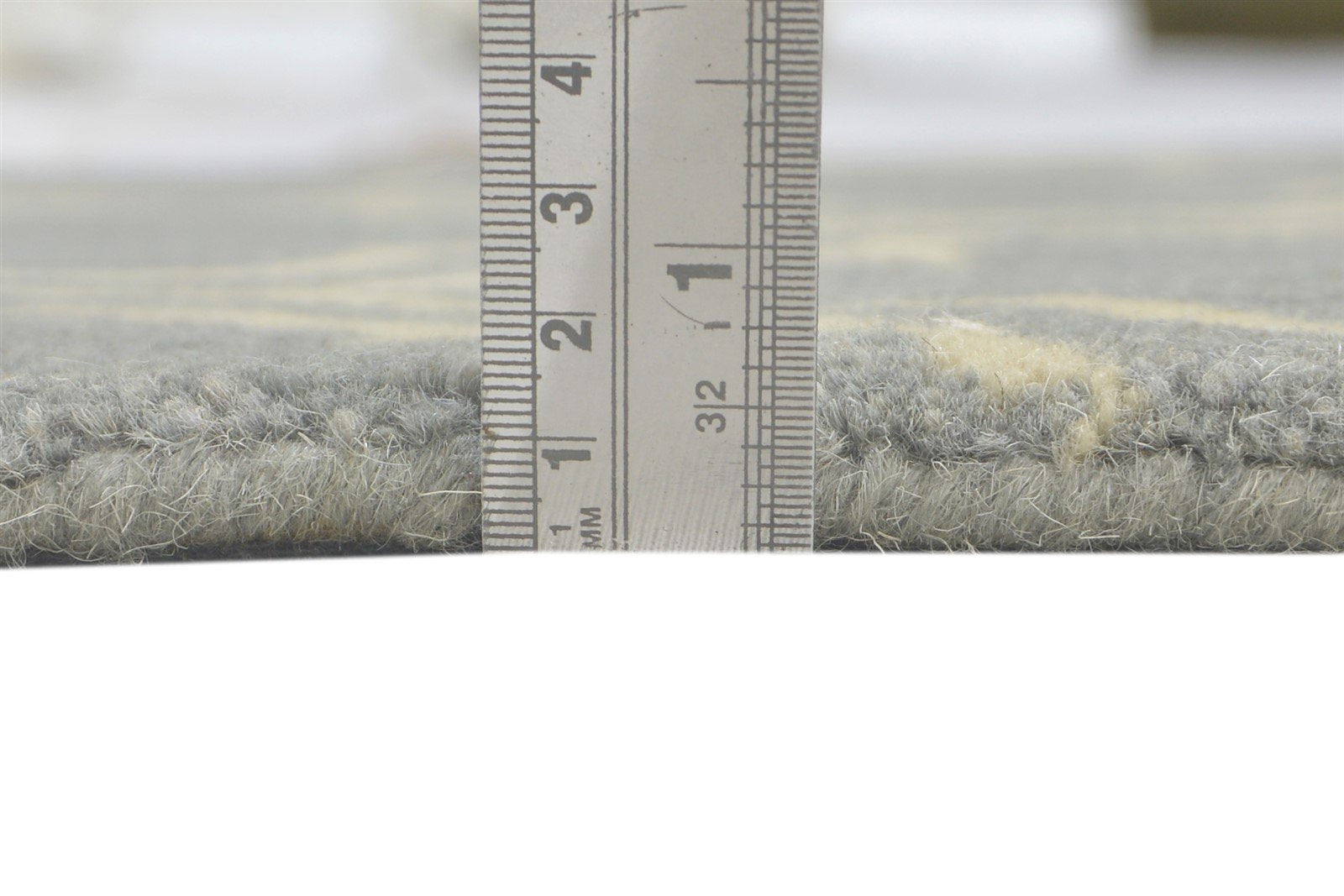 Tania Wool Grey Rug 2' X 2' Modern Hand Tufted Moroccan Trellis 2'2"X2'2"   7860696776853