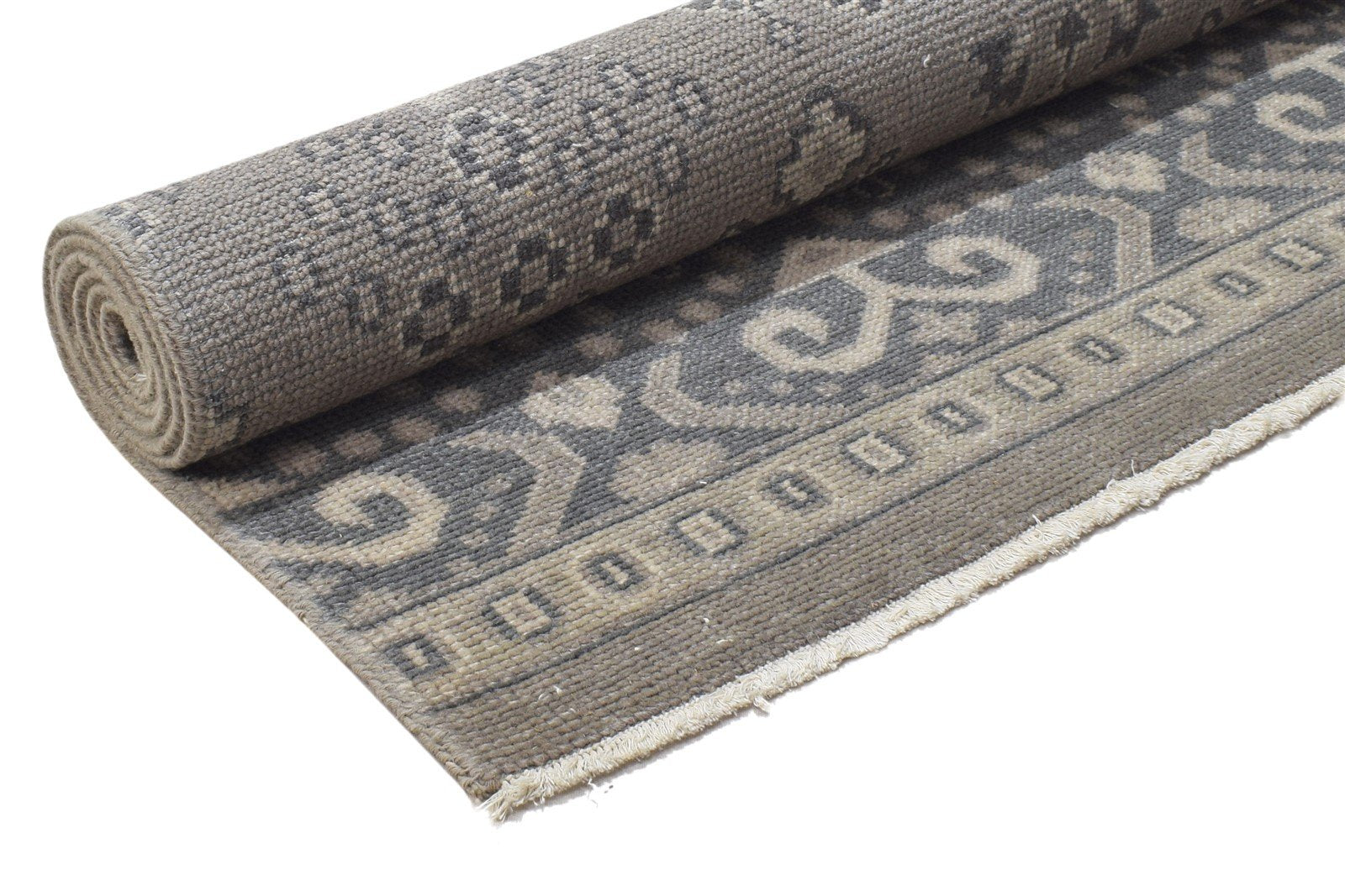 Tasha Wool Sand Rug 4' X 6' Persian Hand Knotted Kazak Oriental 7864160288917