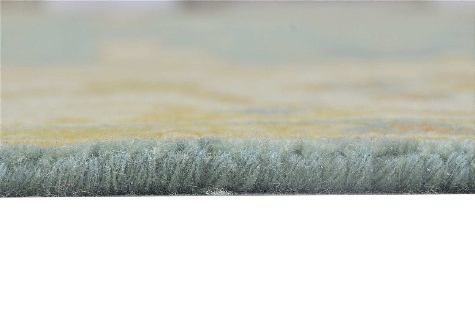Theressa 8' X 10' Rug Wool Blue Persian Hand Knotted Oushak Oriental 7864184307861